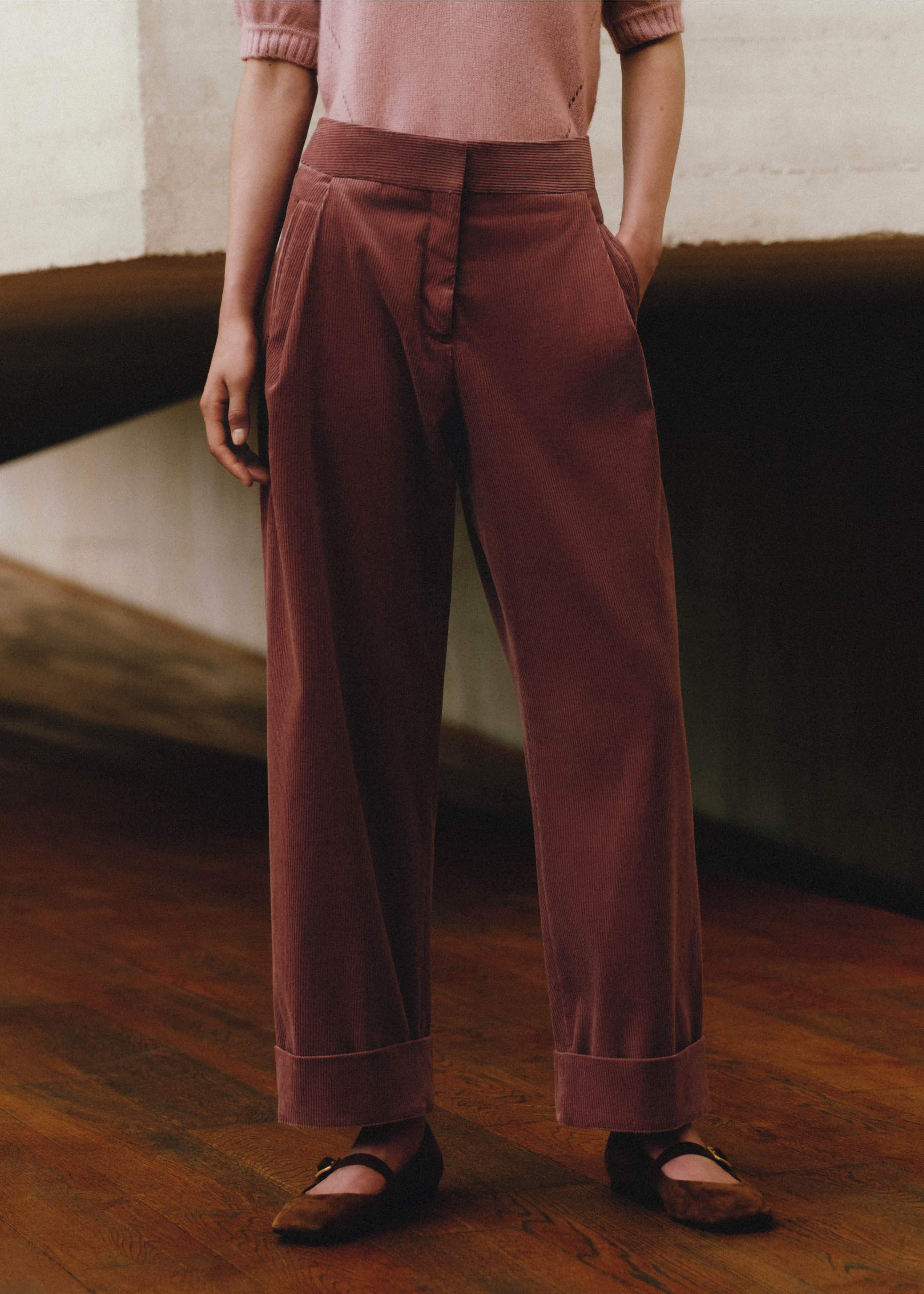 【INCHANT ME】Pinot Corduroy Pintuck Bermuda Pants INCHANT ME】Pinot Corduroy Pintuck Bermuda Pants