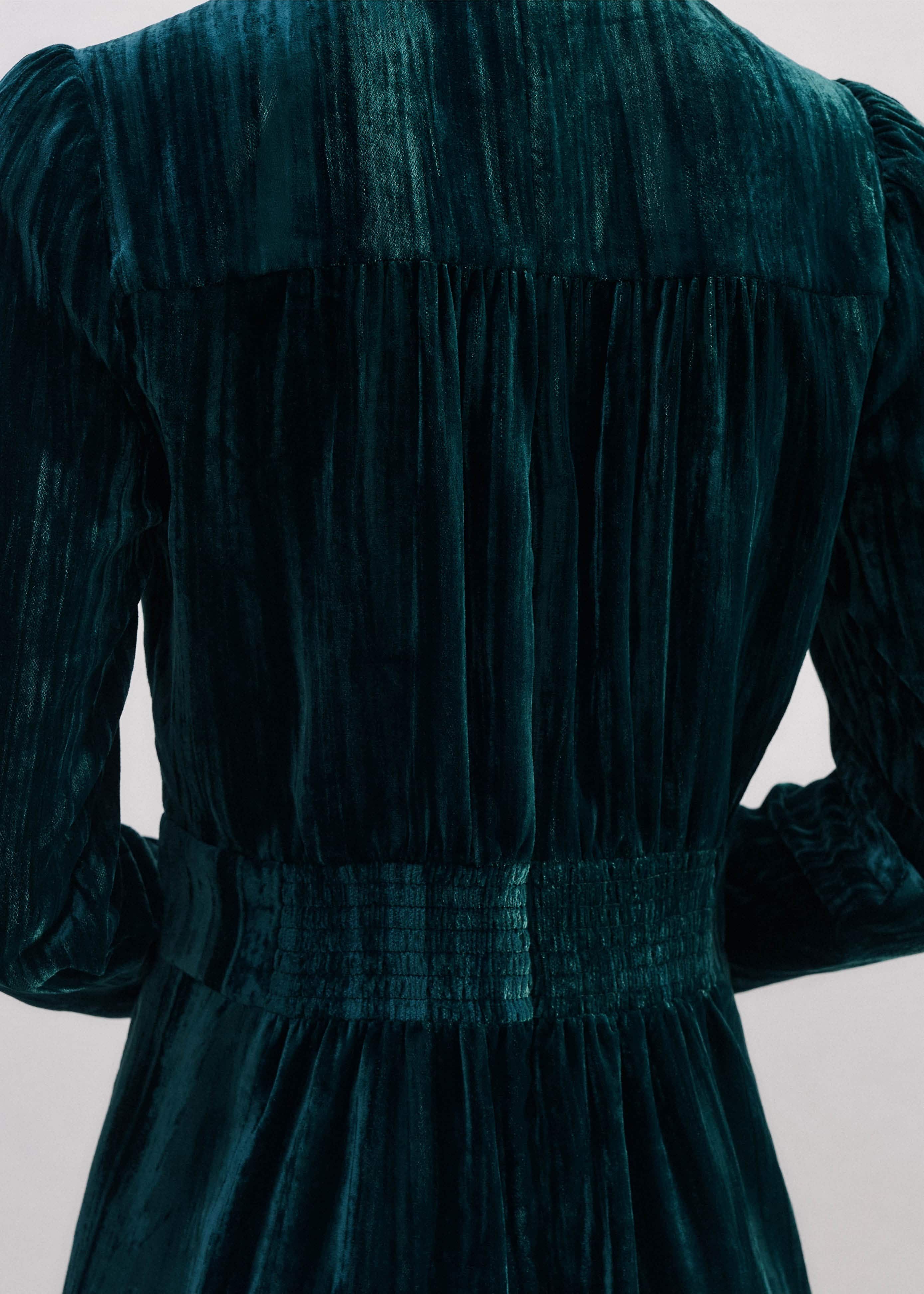 Women's Green Crush Velvet Mini Dress | ME+EM
