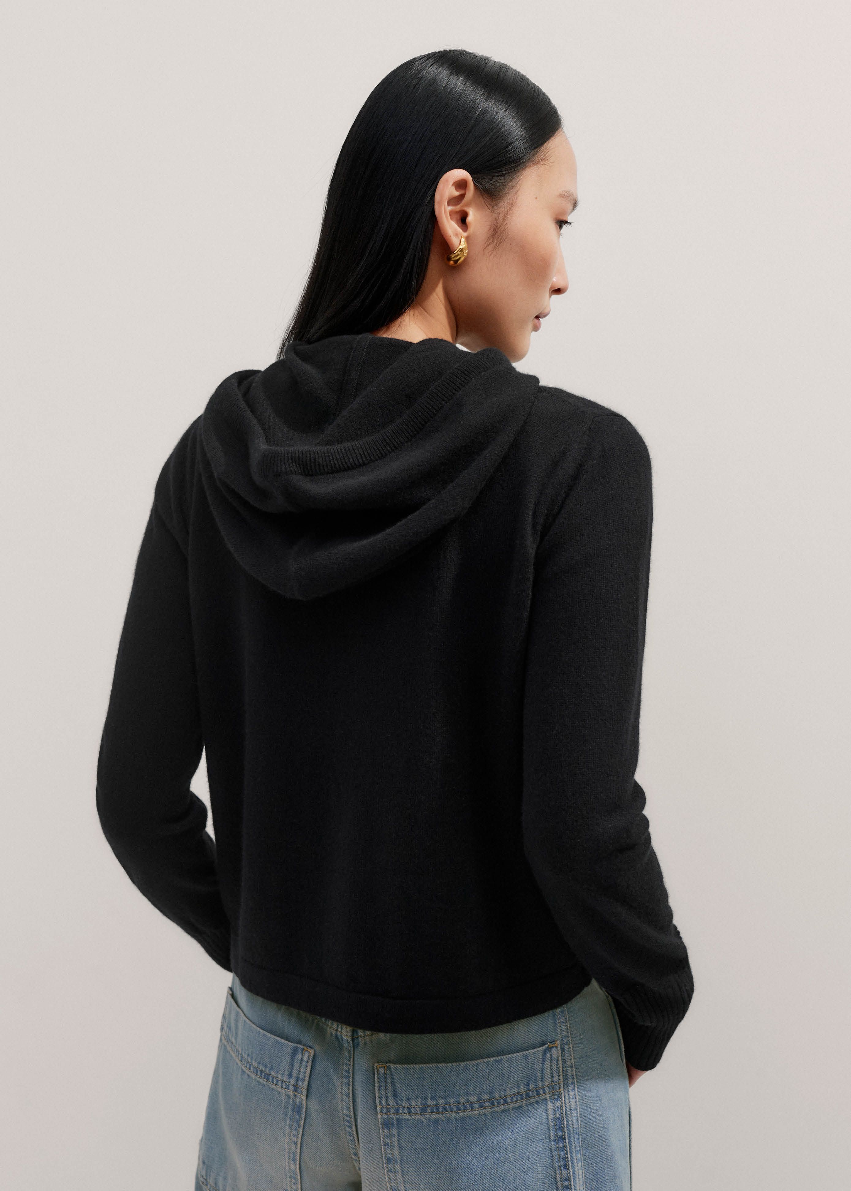 小物 CASHMERE FLANNEL CASHMERE DOWN STALL Cashmere Button Poncho — Pagoda Lane