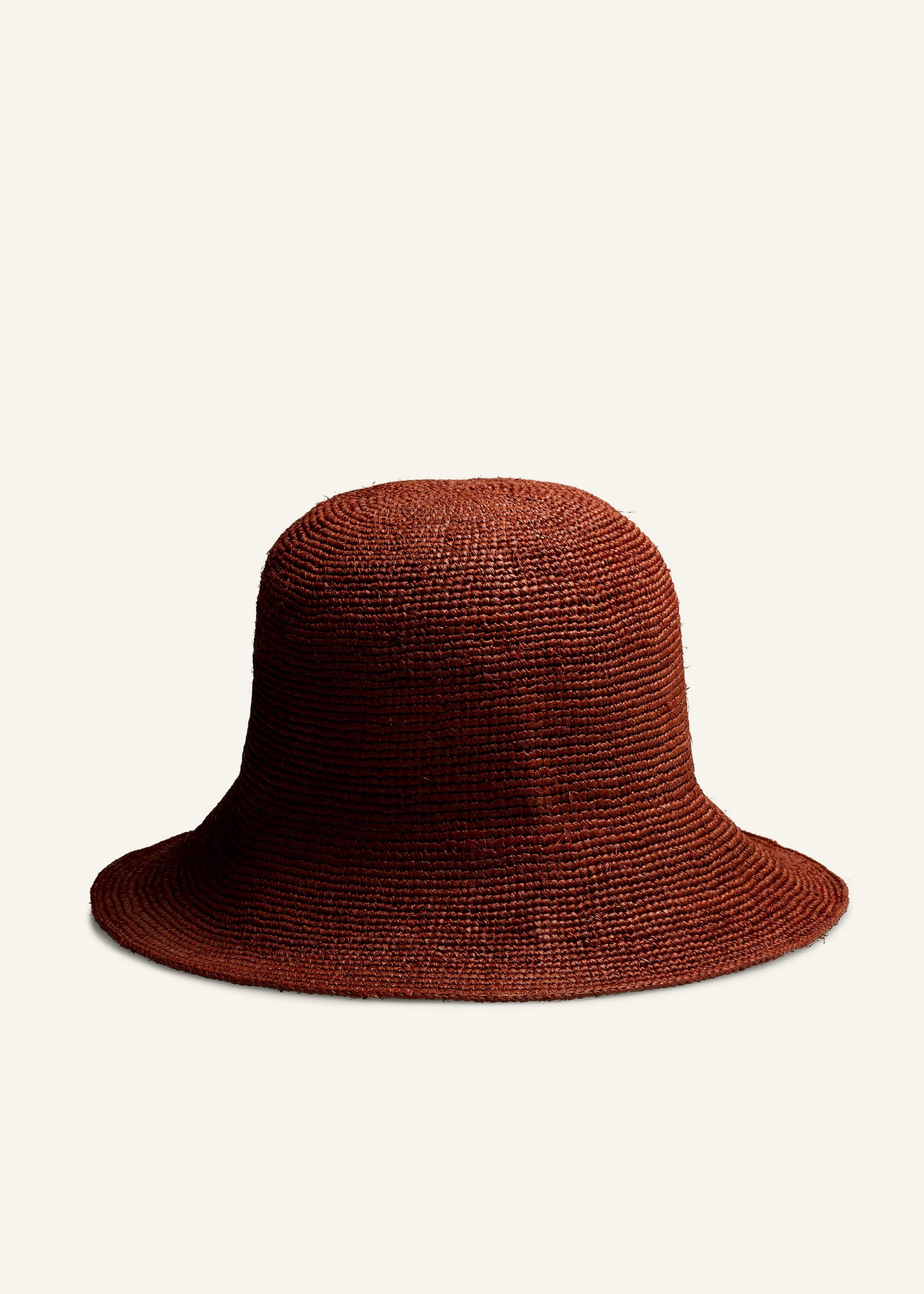 Women's Cinnamon Raffia Bucket Hat | ME+EM