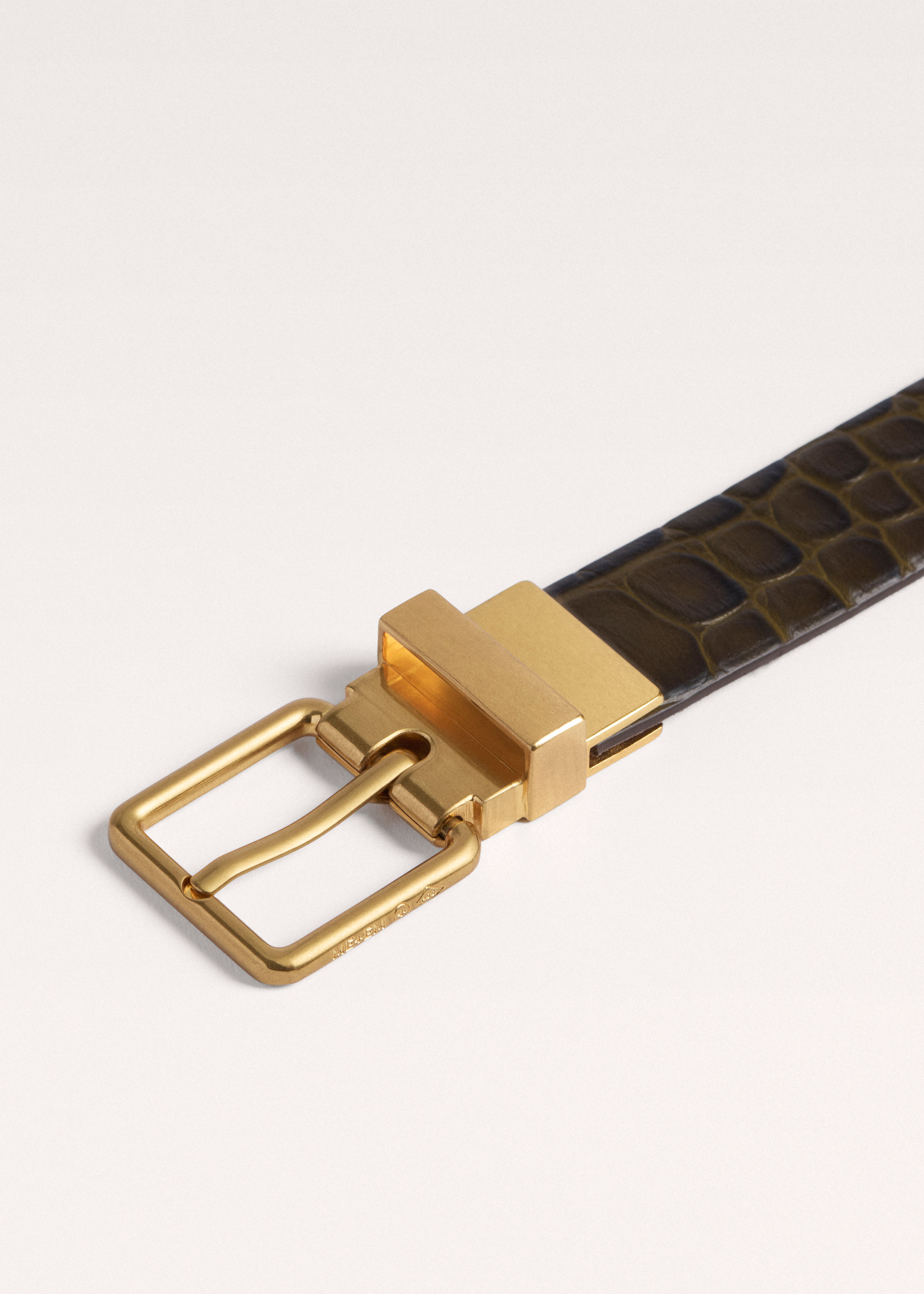 Women's Green Reversible Belt ME+EM