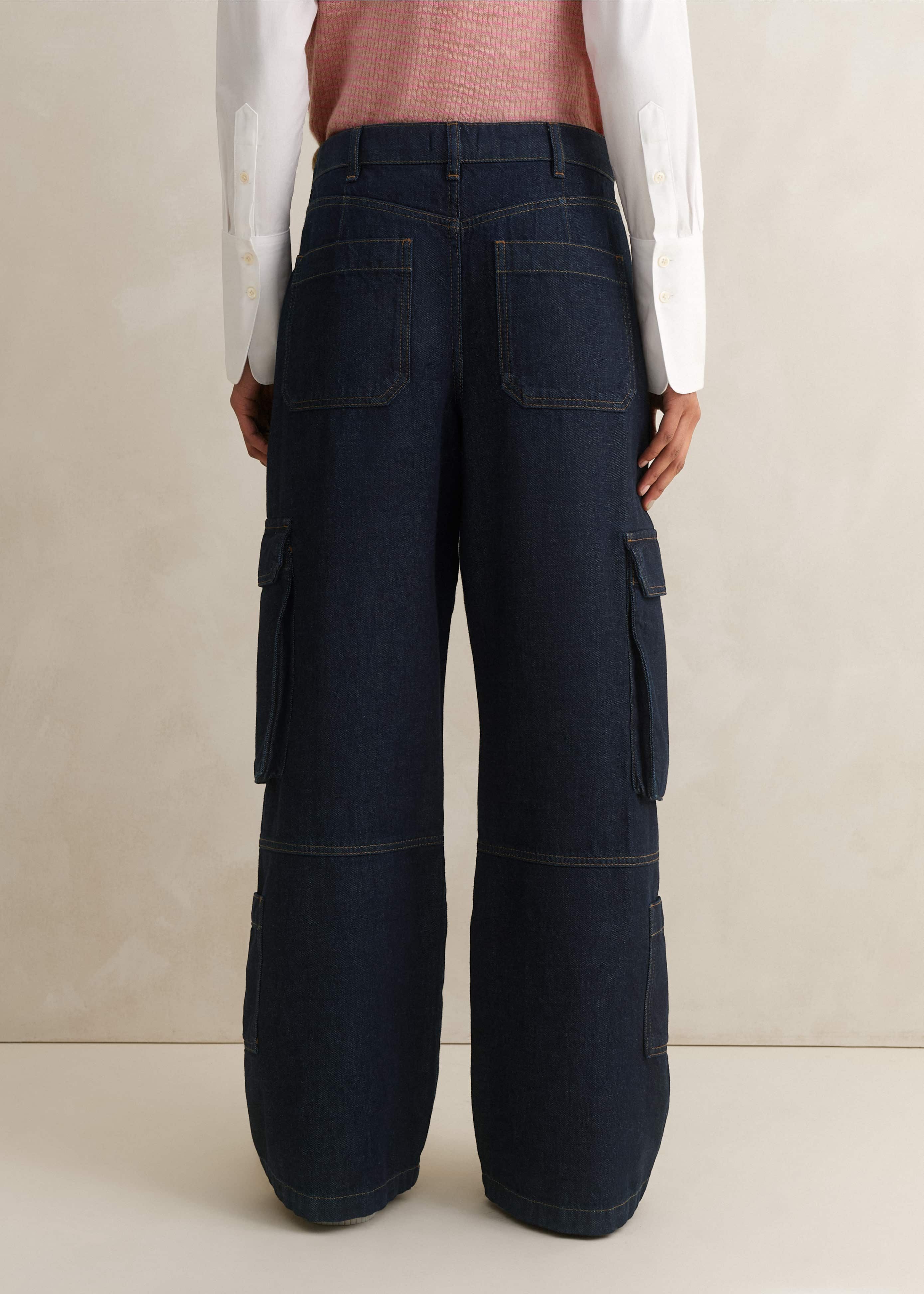 【Anyone more】Qua Cargo Denim Wide Pants Amazon.com: Glkaend Women's Denim Cargo Pants High Waist