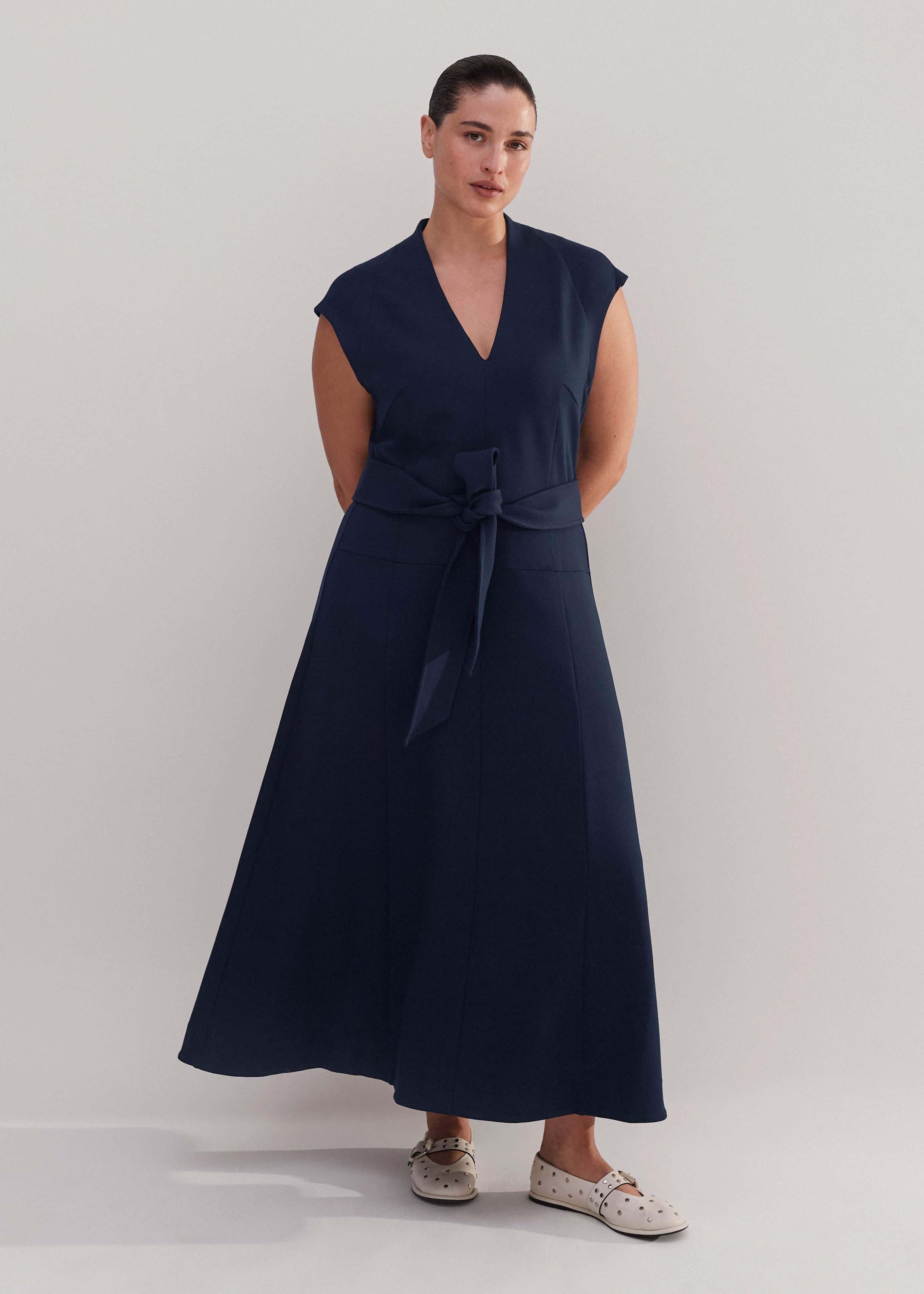 knee length dresses for ladies Italia Bare Shoulder Maxi Dress main image 0