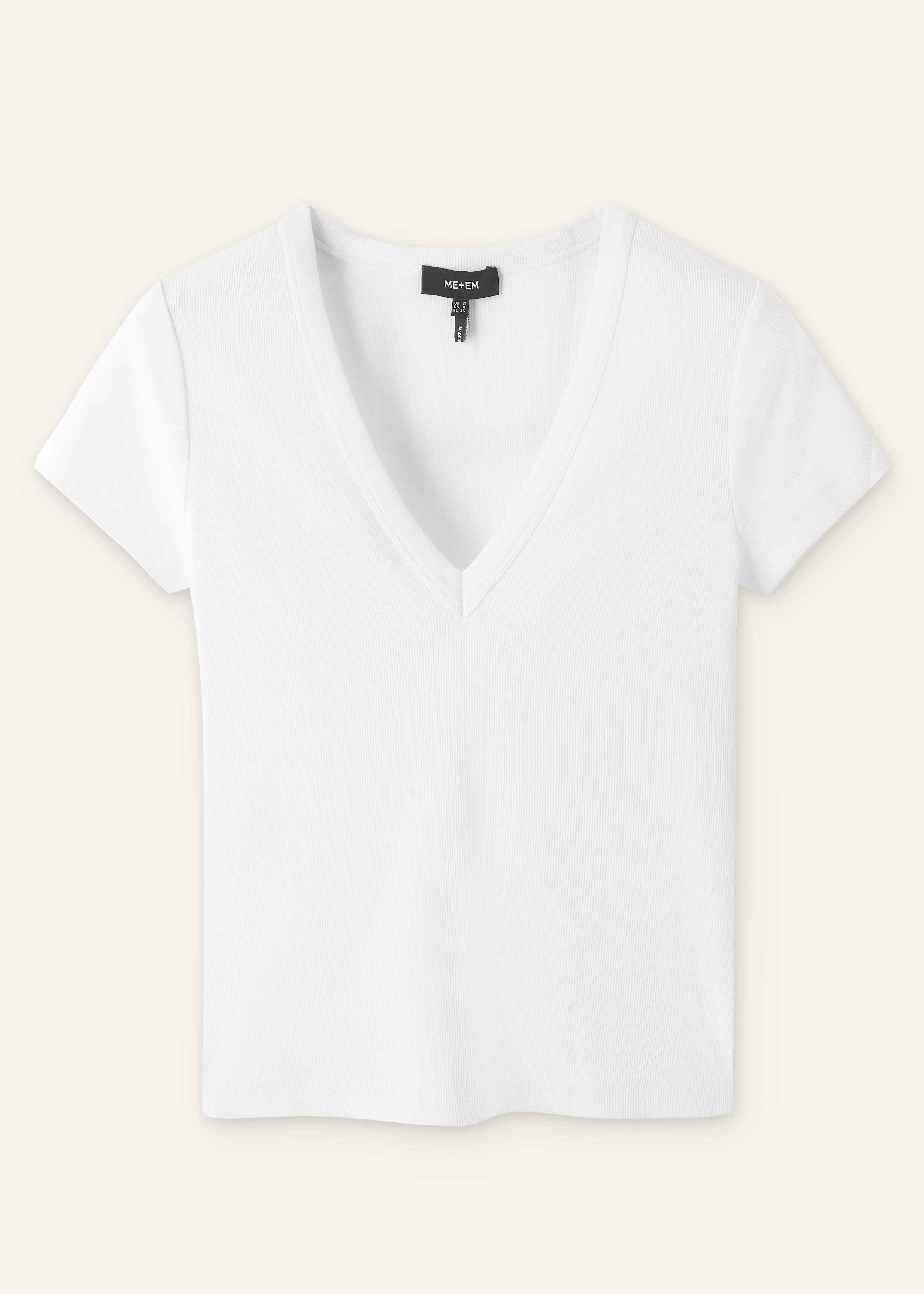 【INCHANT ME】Ribbed Stripe V-Neck Tee 24047_47698a97e9-original.jpg