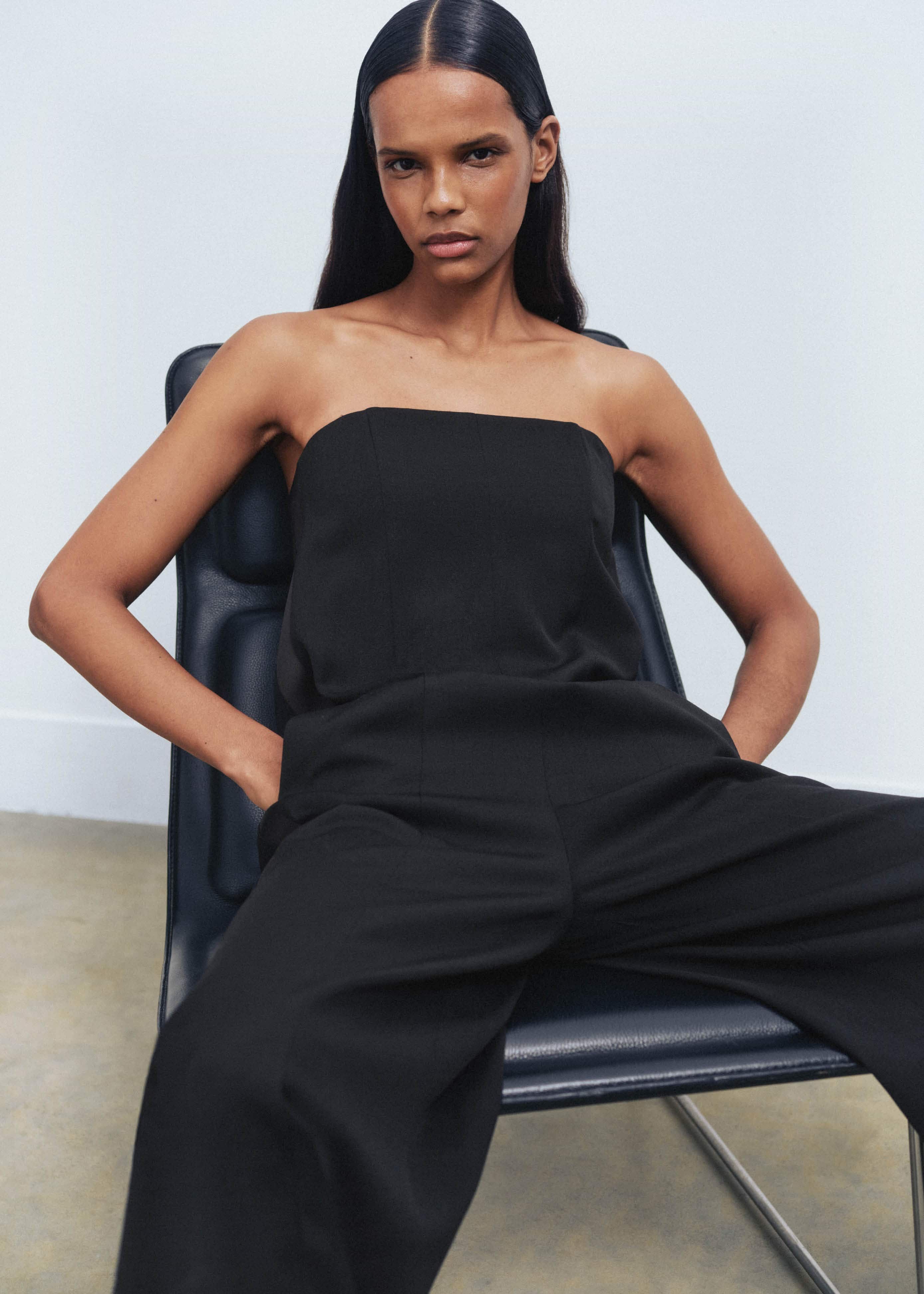 Women's Black 2-In-1 Tux Jumpsuit | ME+EM