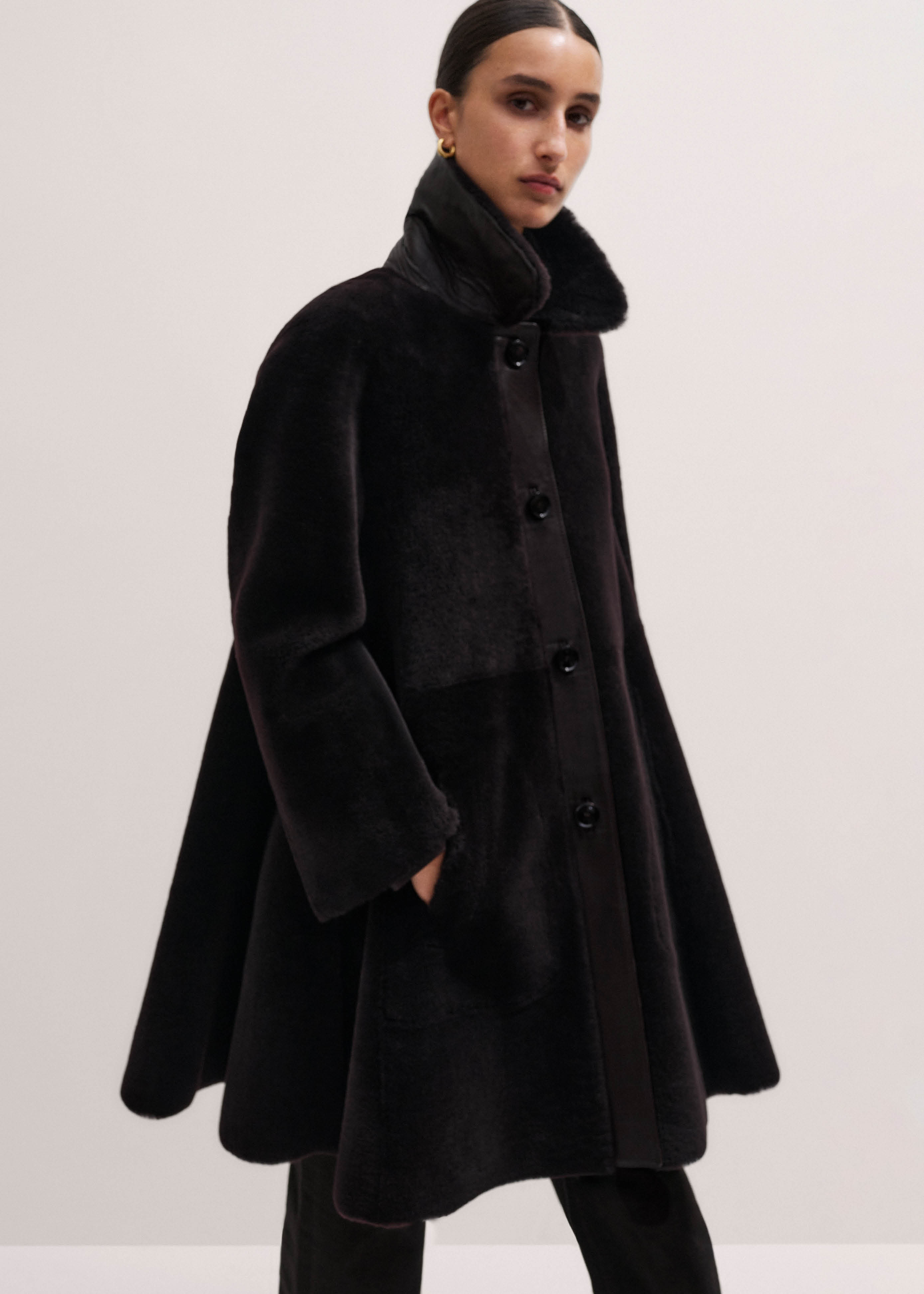 ゆ*須様 M me eme 2way luxe faux fur coat be Women's Brown Luxe