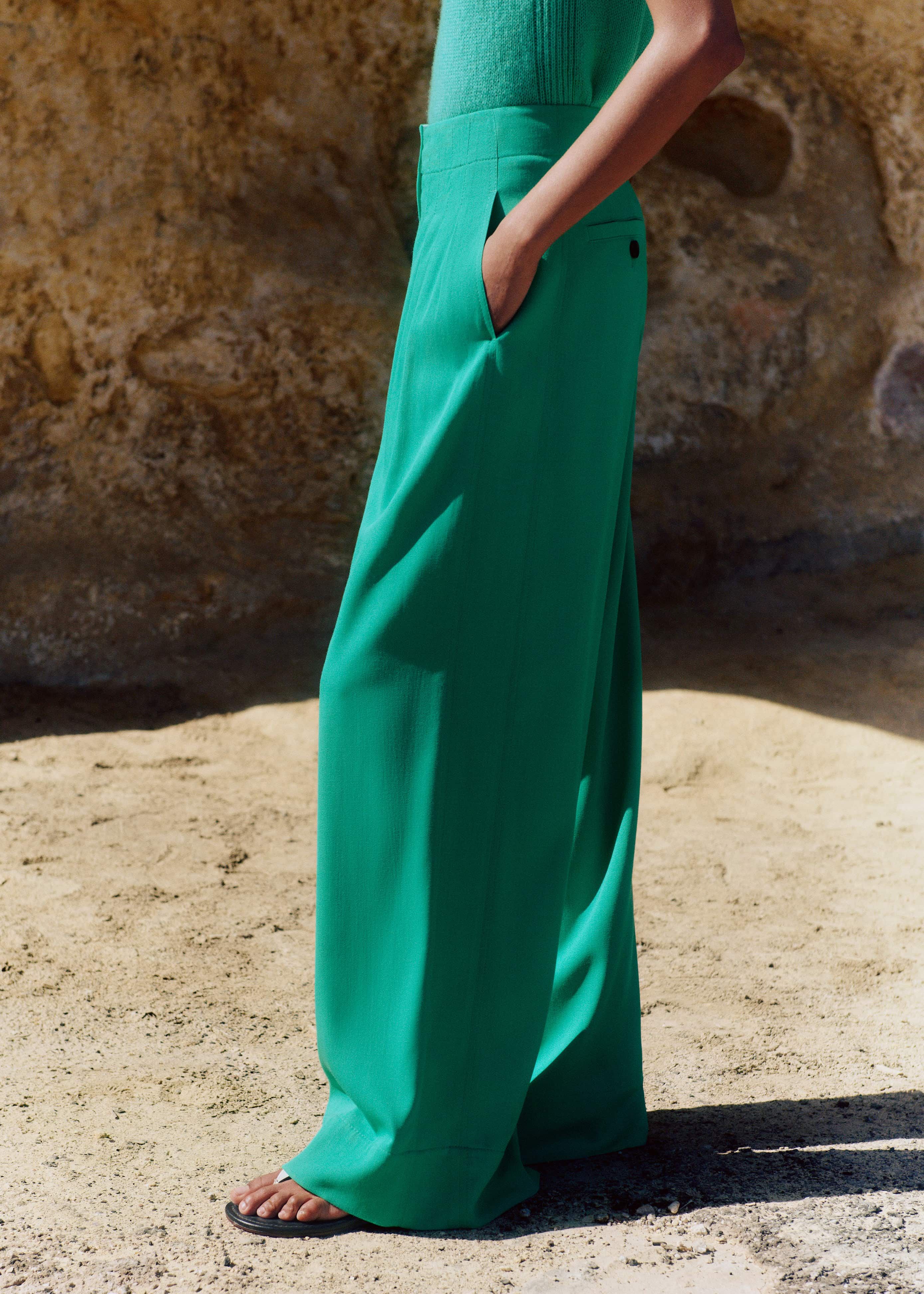 ミュージシャン Perfume closet Flower pleats wide pants ミュージシャン Perfume closet Flower pleats wide pants