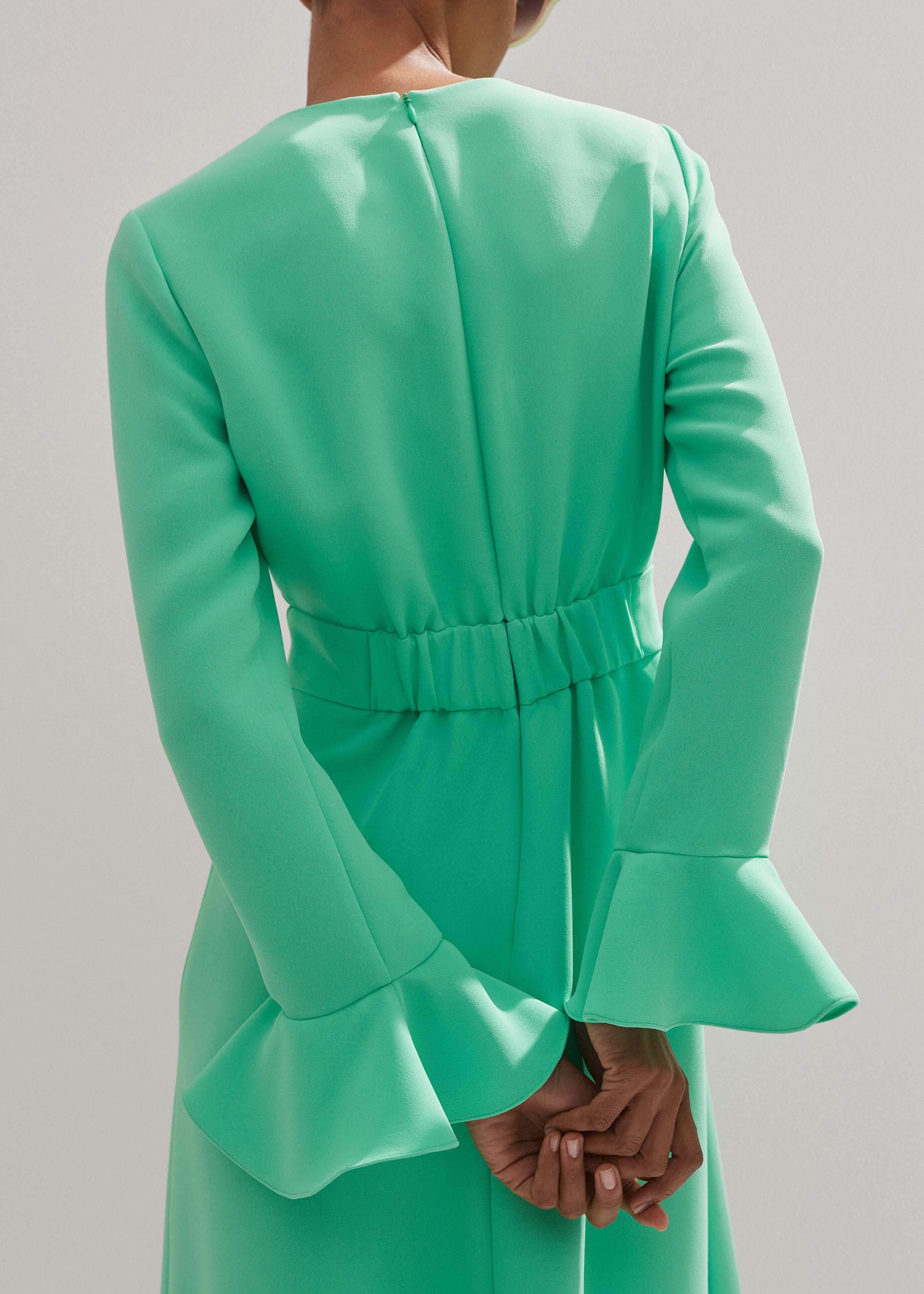 fluid crepe elegant midi dress Elegant Midi Dress for Effortless Style