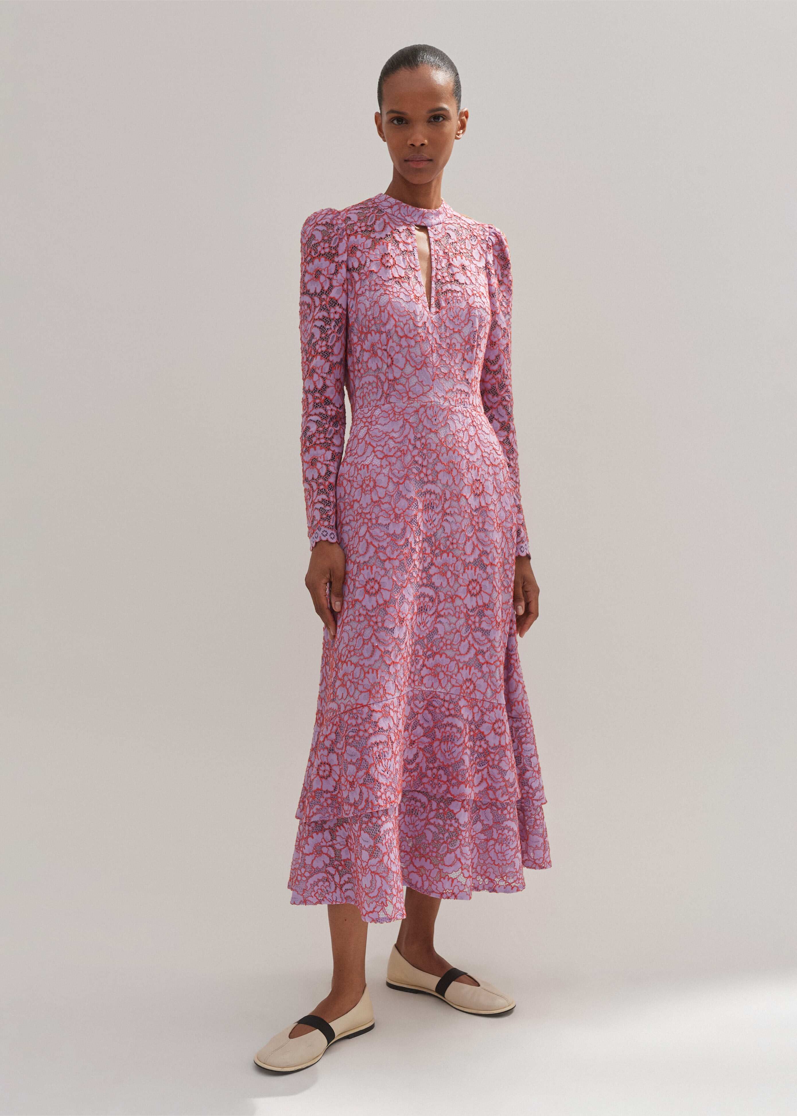 chinese dress ladies CAMILLE 2 TONE LACE | 22280