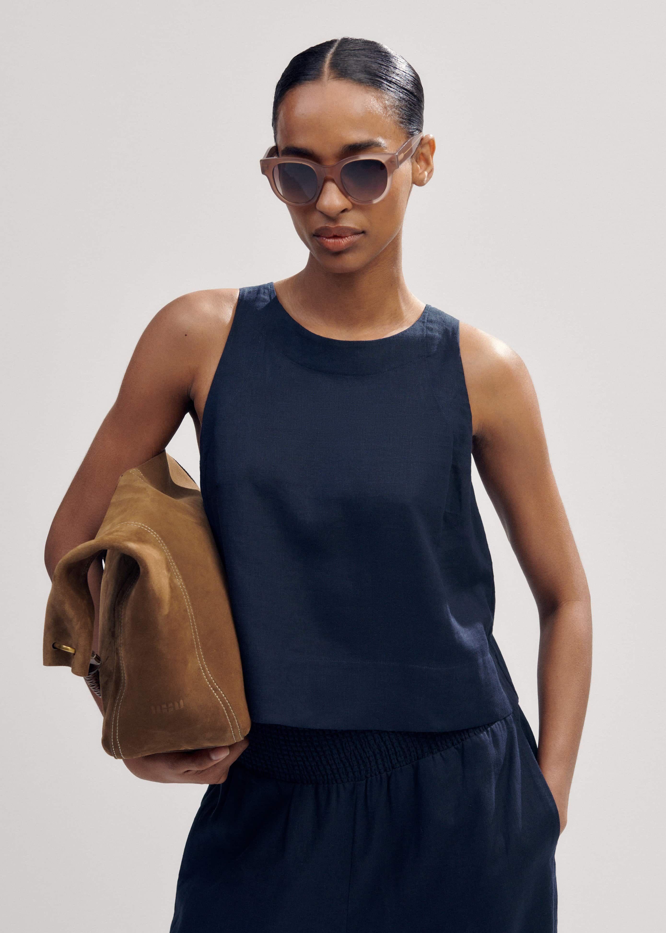 トップス murral Ivy tank(Navy) トップス murral Ivy tank(Navy