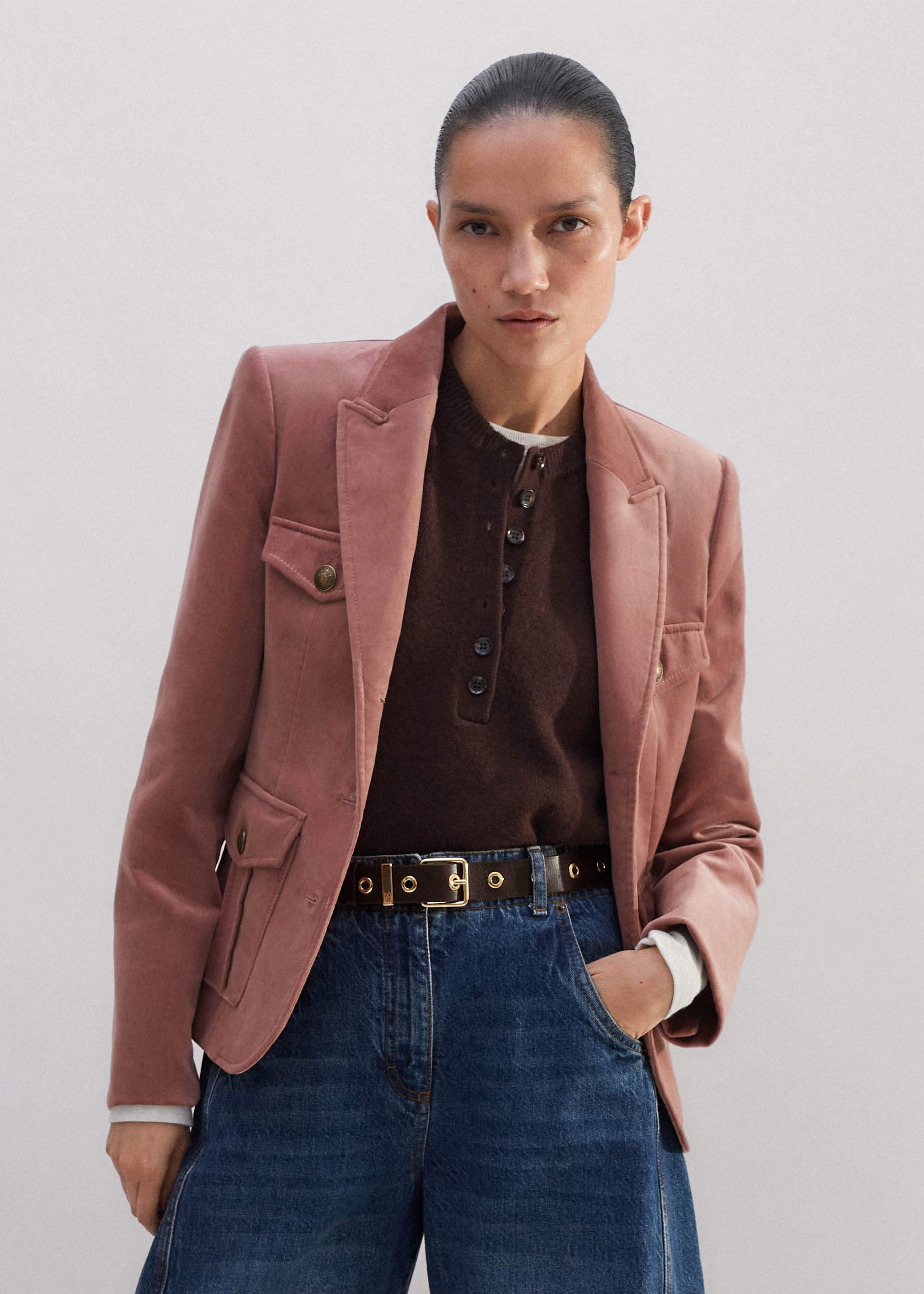 ジャケット・アウター Pinky & Dianne velor fabric jacket 24822_ae5168996d-original.jpg