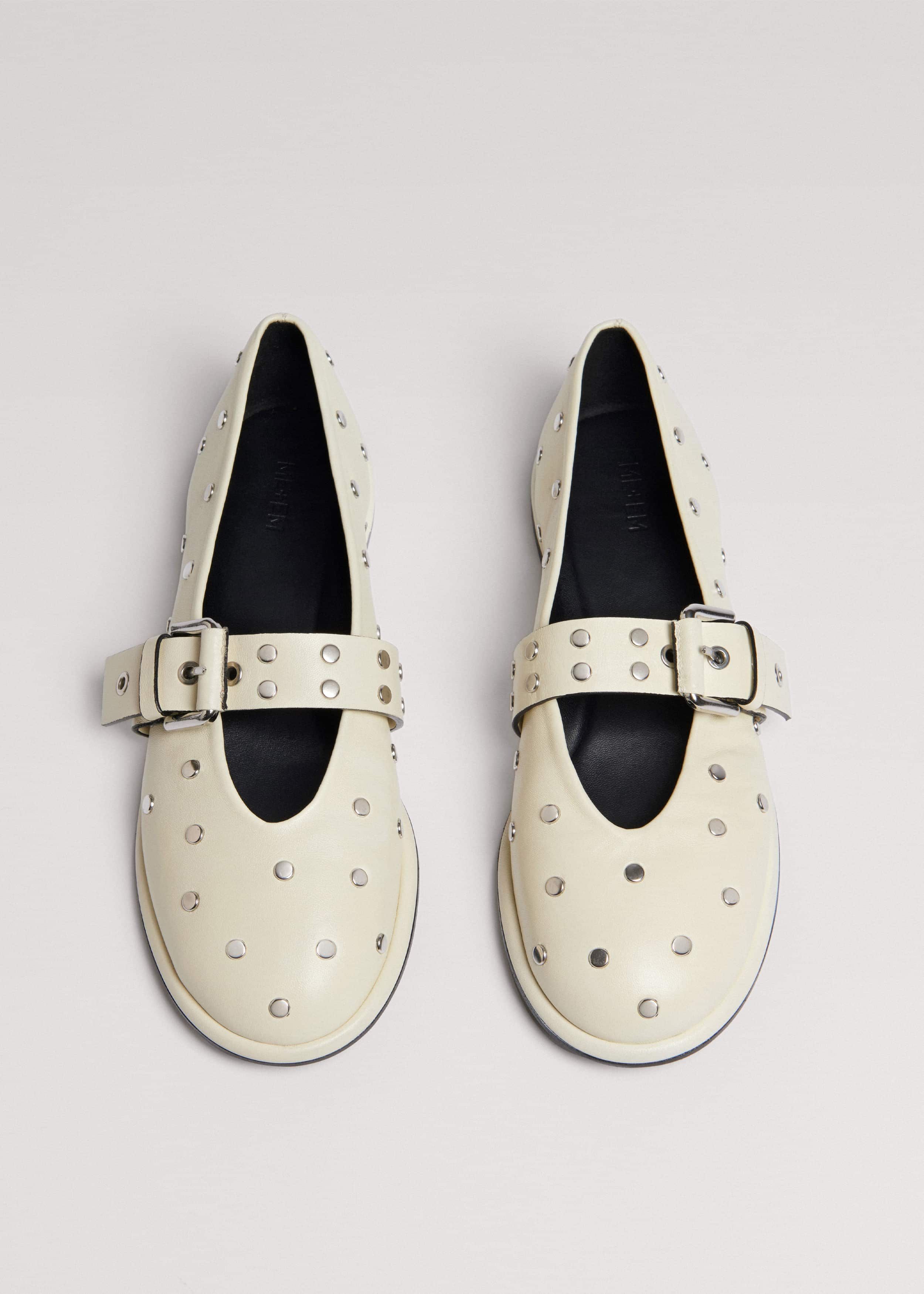 Stud Ballerina Flat