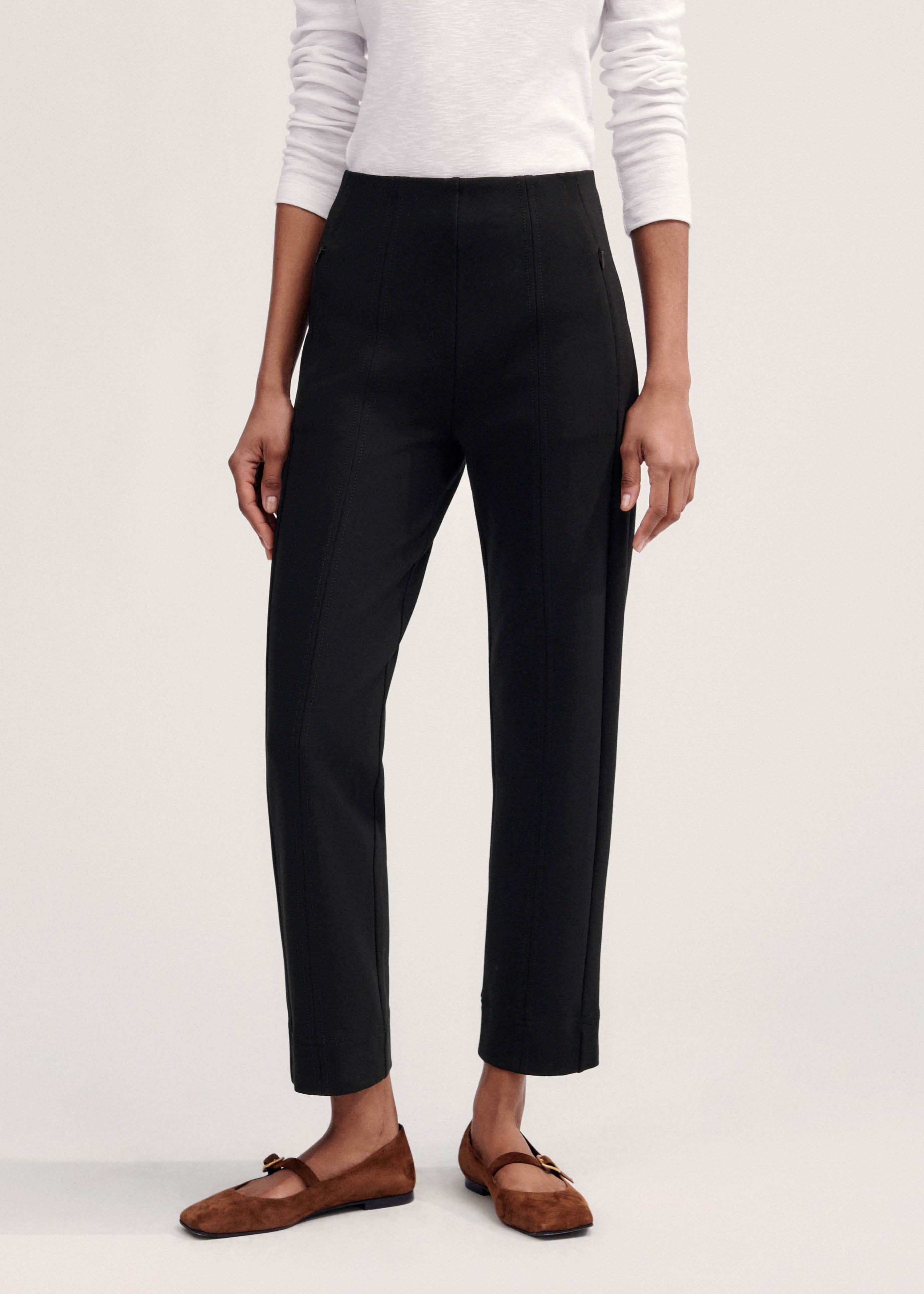 Tropical wool crop pants Pants main image 0