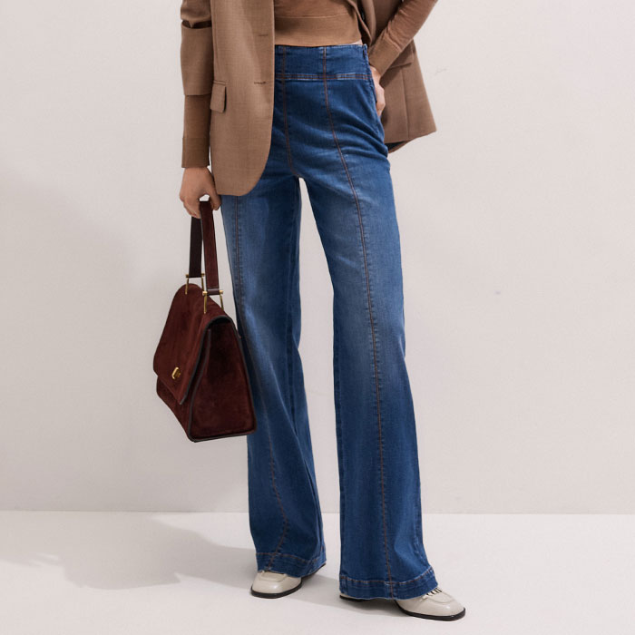 Jeans Levi's Kick Flare Taille 24 Bleu Denim - Coupe Mid Rise - Neuf Avec étiquettes
