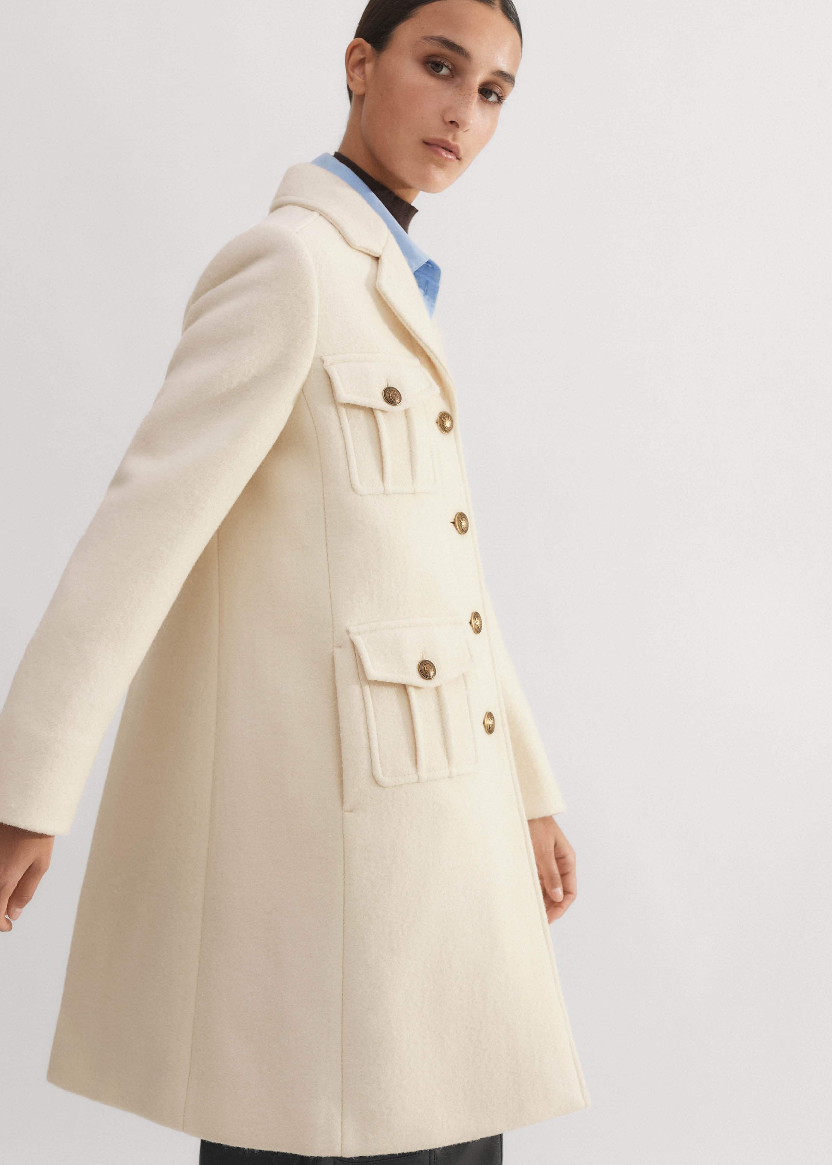 andmary Ange short coat  Ivory/アイボリー ANDMARY】Ange short coat