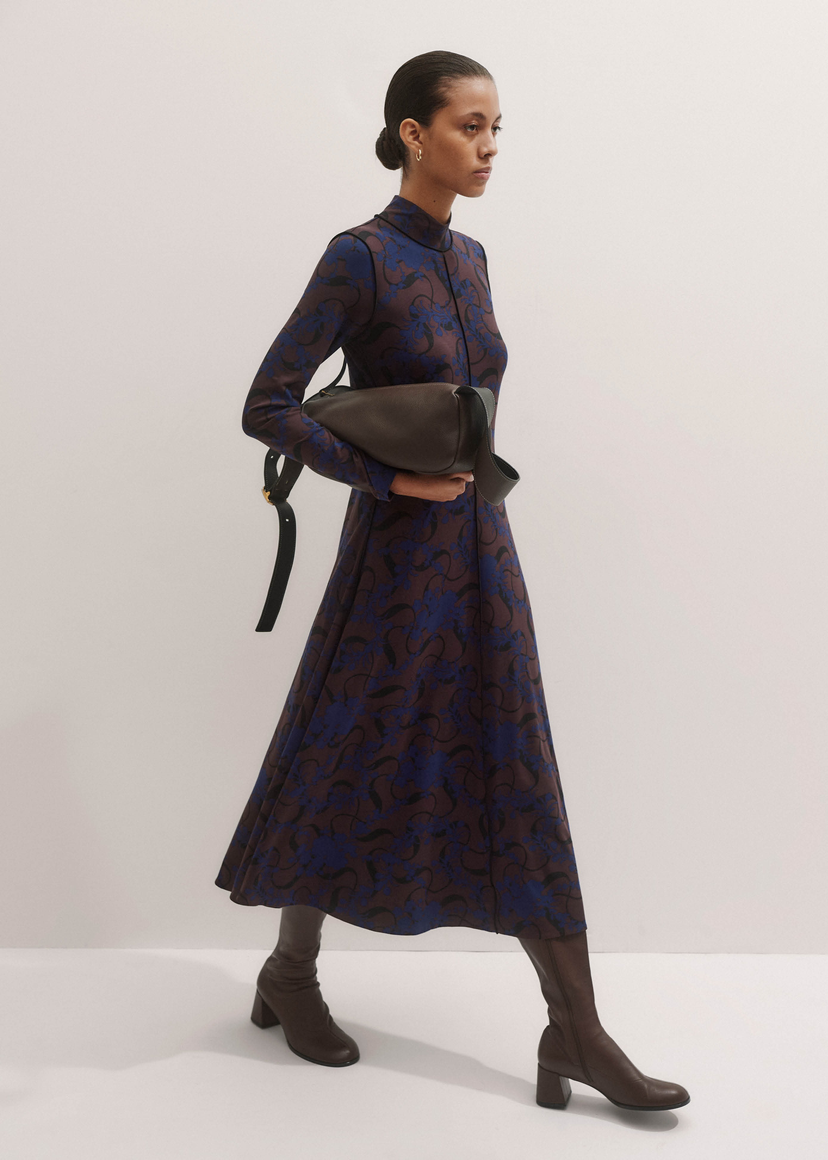 High Neck Maxi Dress