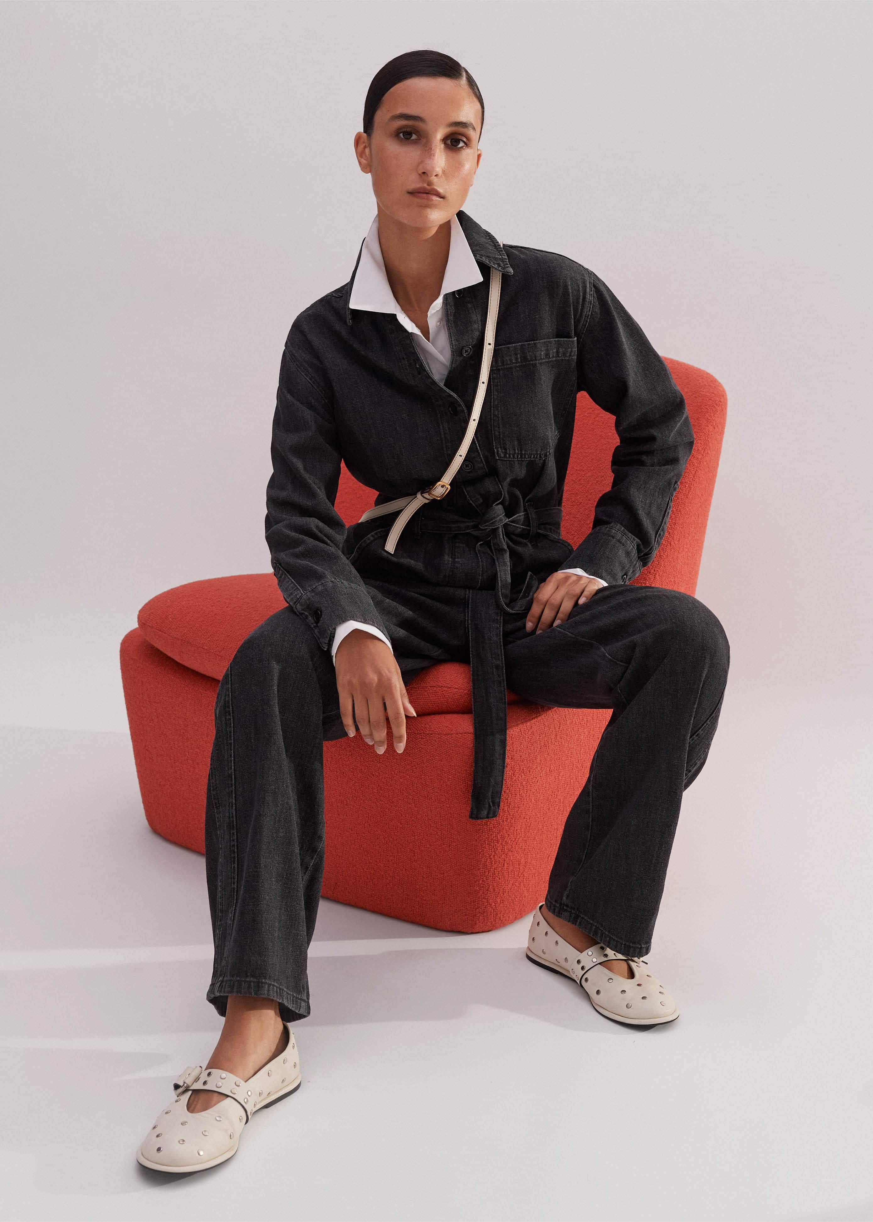 Supersoft Denim Jumpsuit