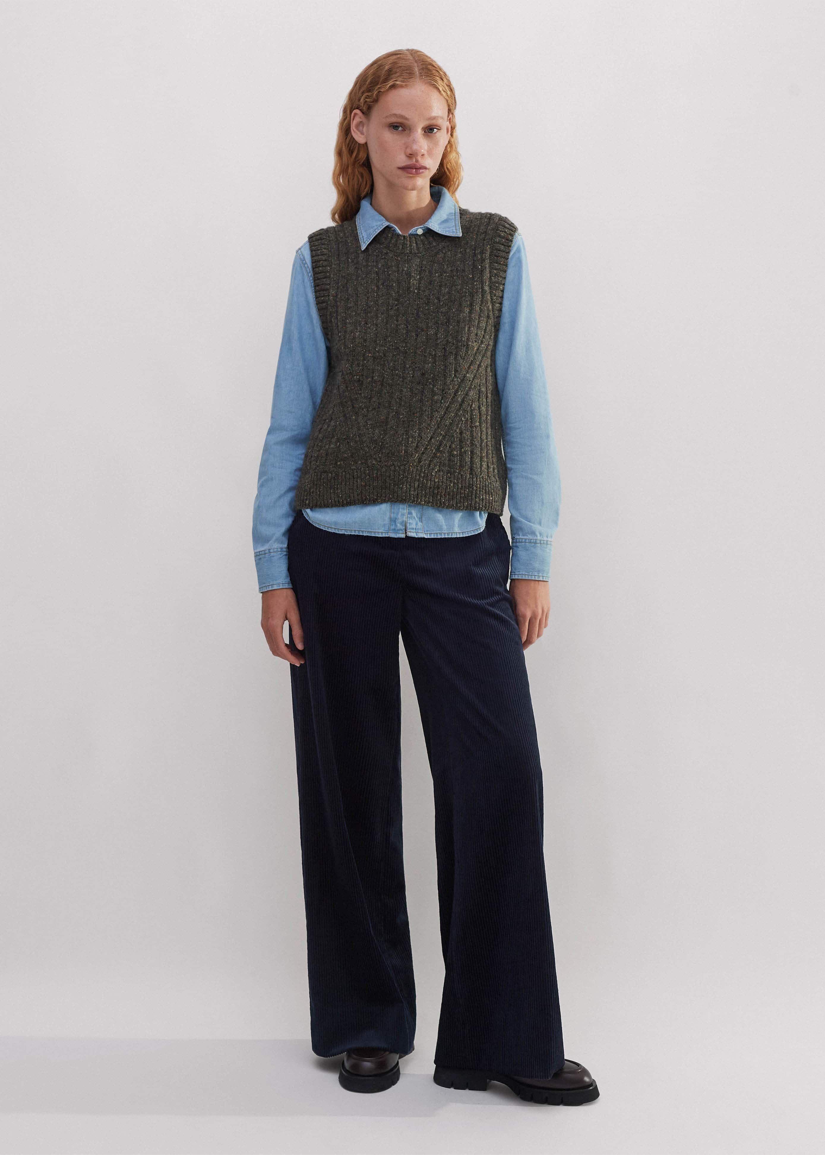 【Euro Vintage】Studio Donegal multi vest Euro Vintage】Studio Donegal multi vest