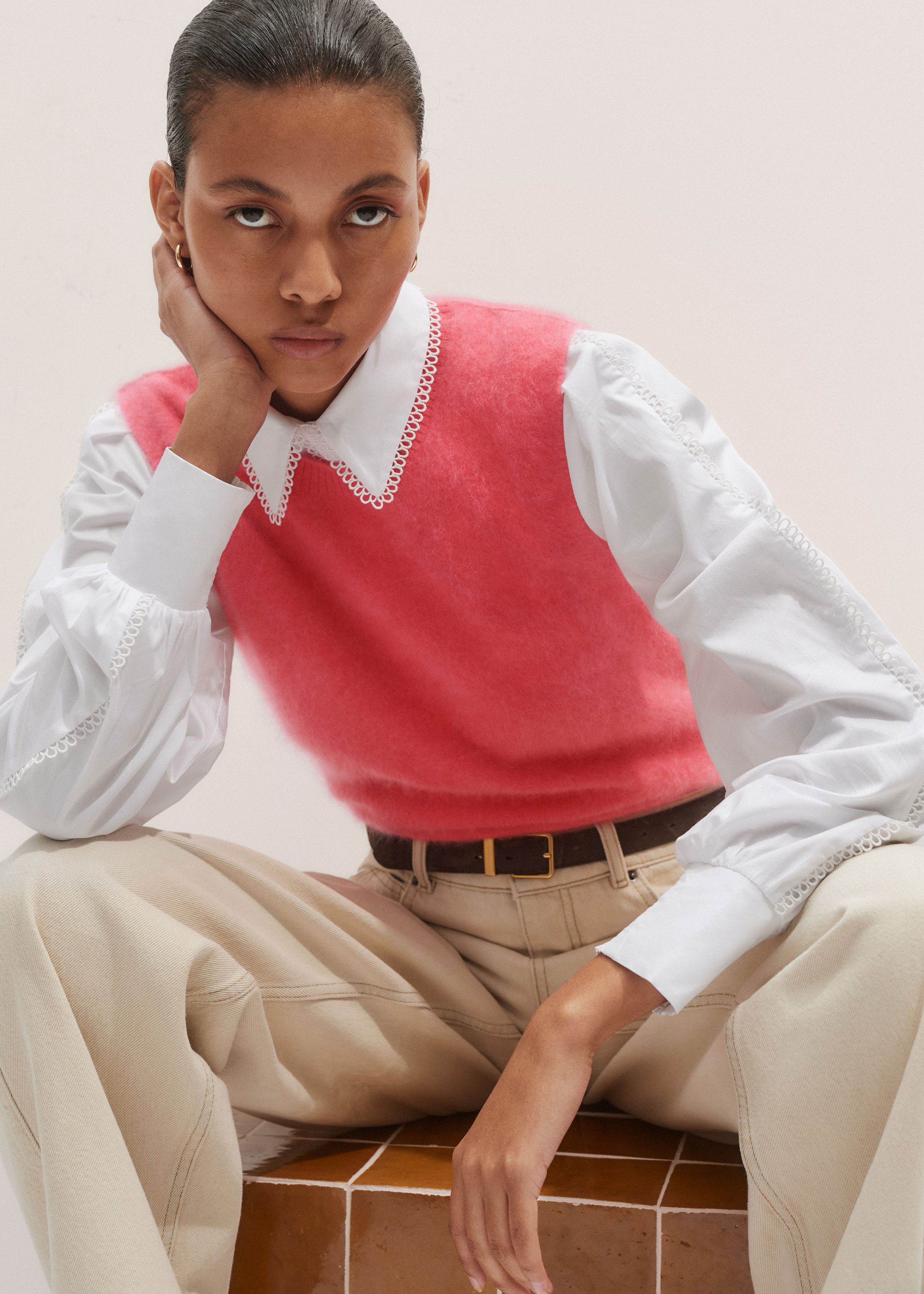 Straight Sweater Vest