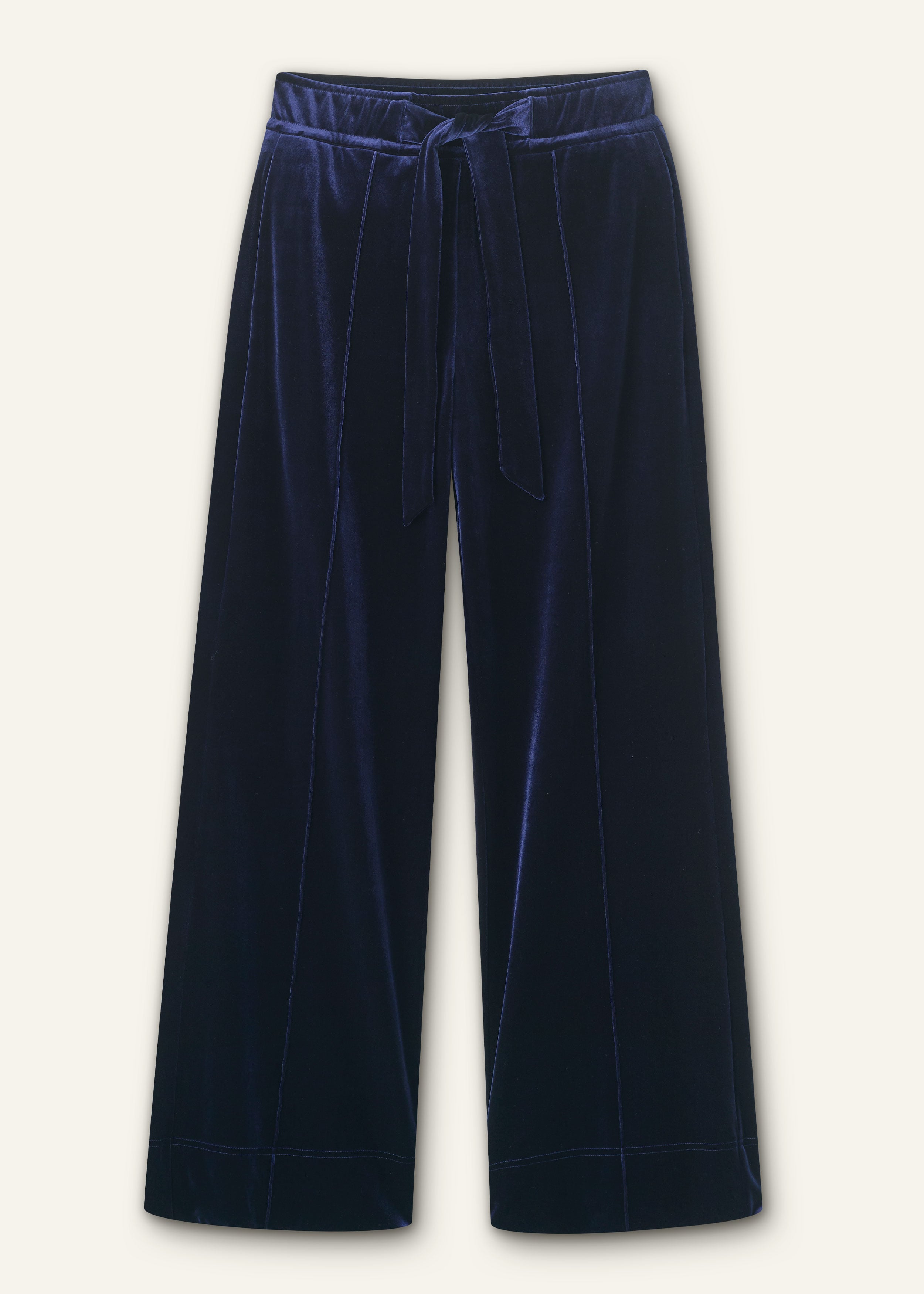 Women's Blue AM-PM Fluid Velour Track Pant | ME+EM
