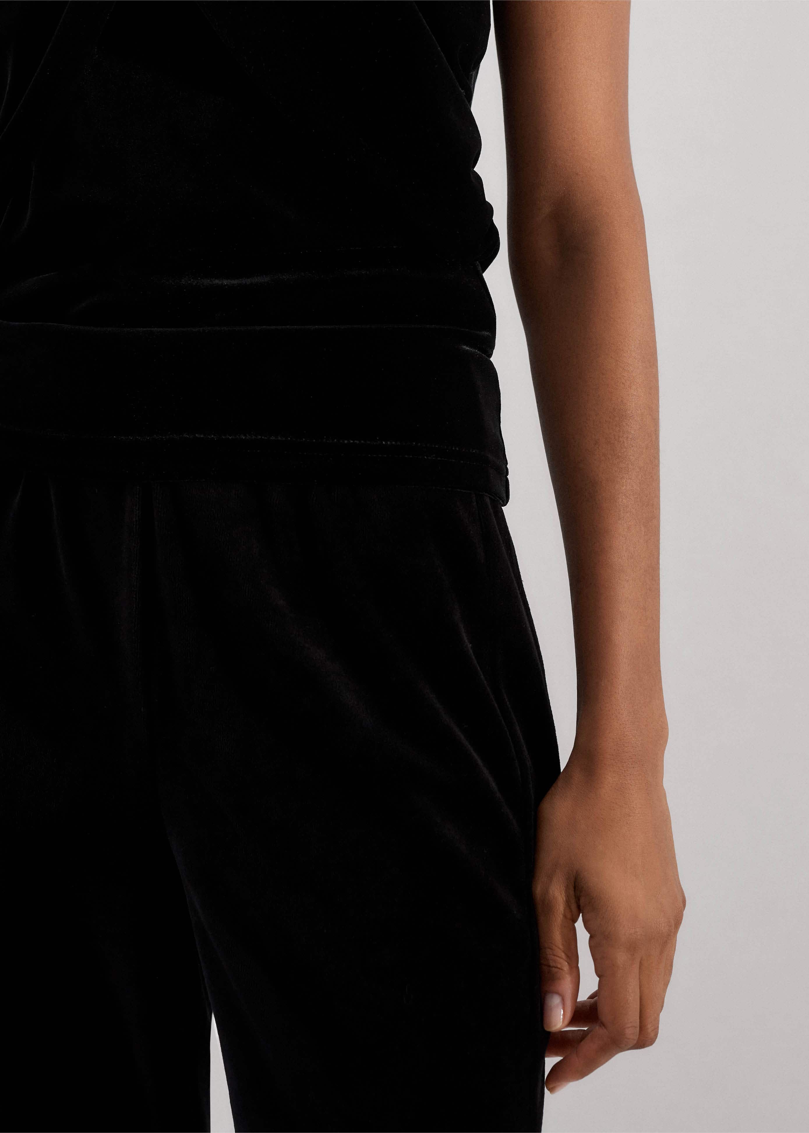 ★LUVISTRUE★[MARIE] VELVET PANTS(BLACK)★正規品/直送料込 MIA STRAIGHT PANT – Marie Oliver