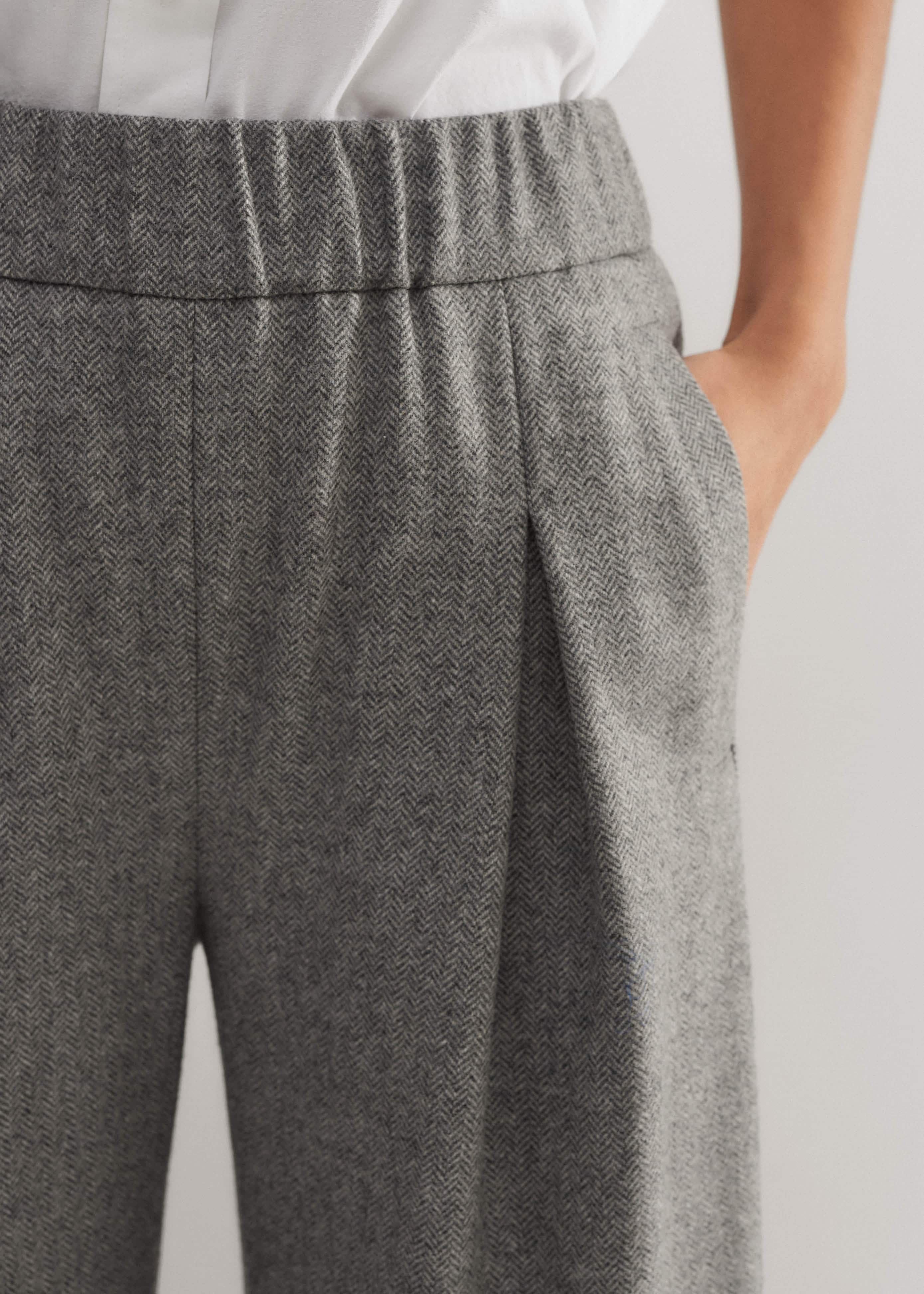 スラックス ASCLO Wool Herringbone Flare Slacks (3color) ASCLO Wool Herringbone Flare Slacks (3color) (ASCLO