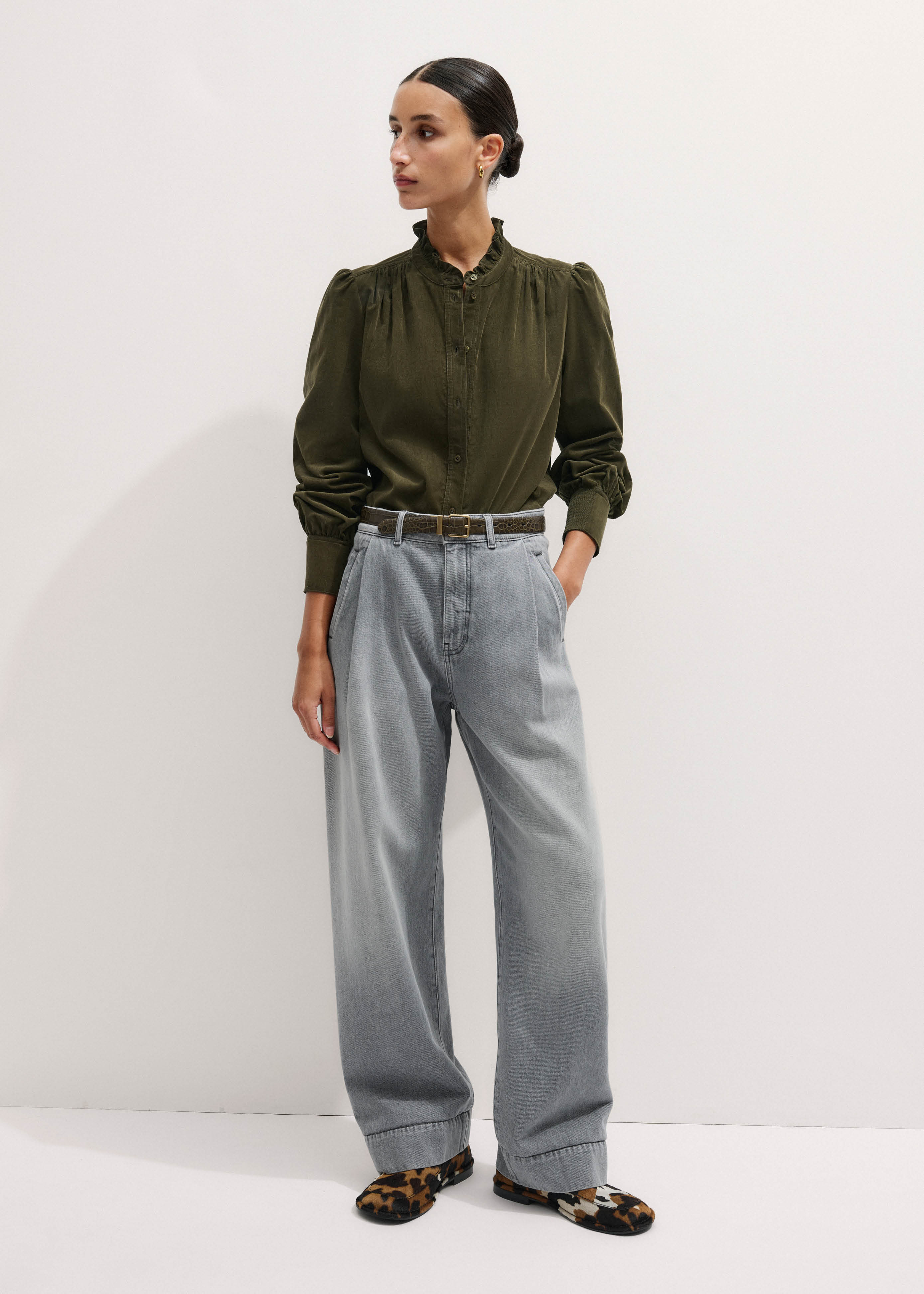 【送料無料・maturely】Sleeve Conscious Blouse Hypnotic V Neck Blouse Black Online | Zimmermann