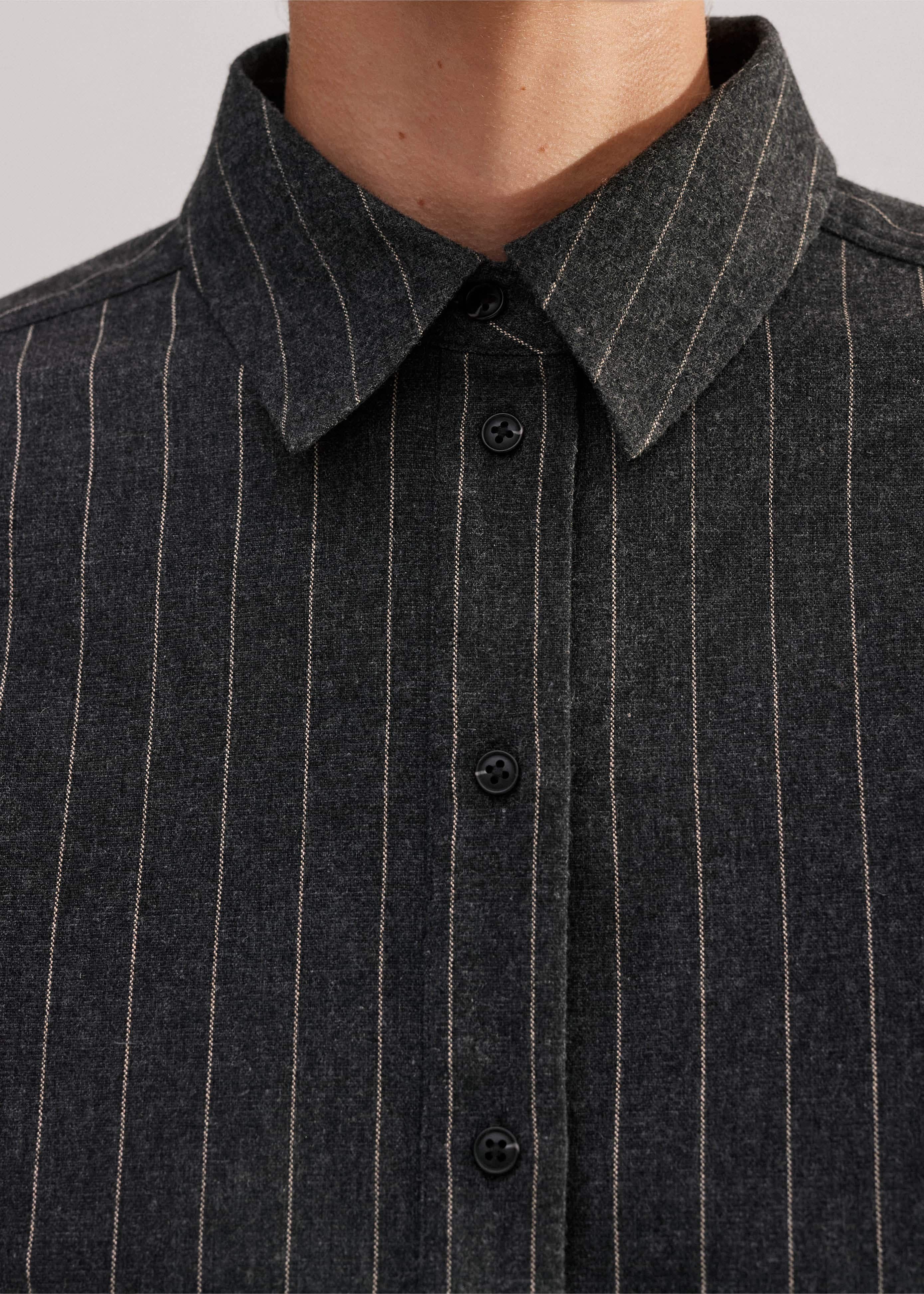 slim fit dress slacks Outpost Performance Grey Pinstripe LS Pearl Snap Shirt Large / Grey/Grey at Outpost Boots