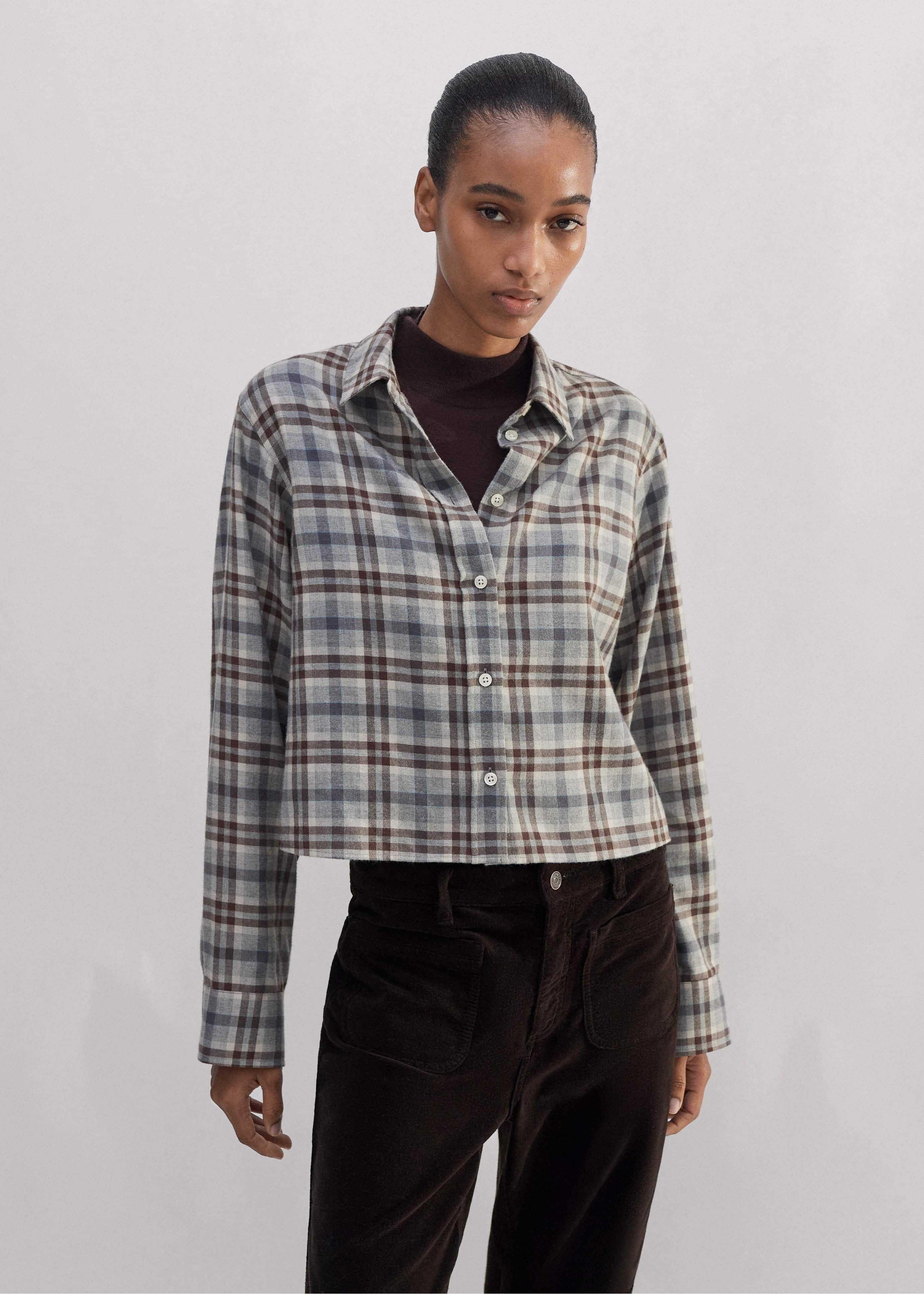 Impossibly Soft Cotton Merino Crop Shirt