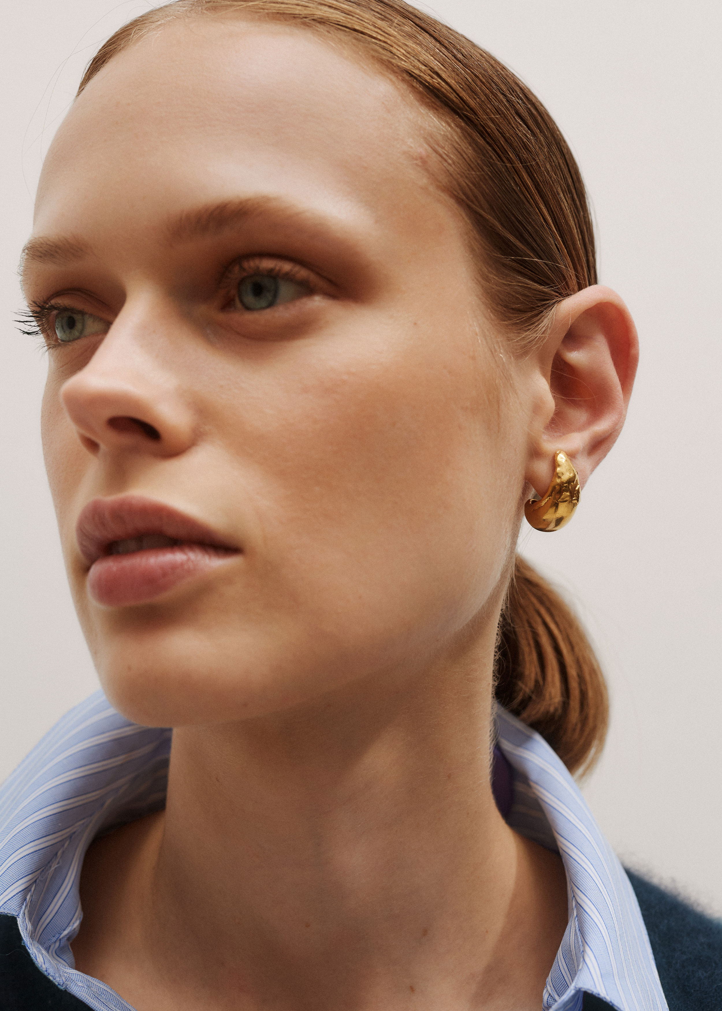 Women's Gold Abundant Dream Hoops ME+EM