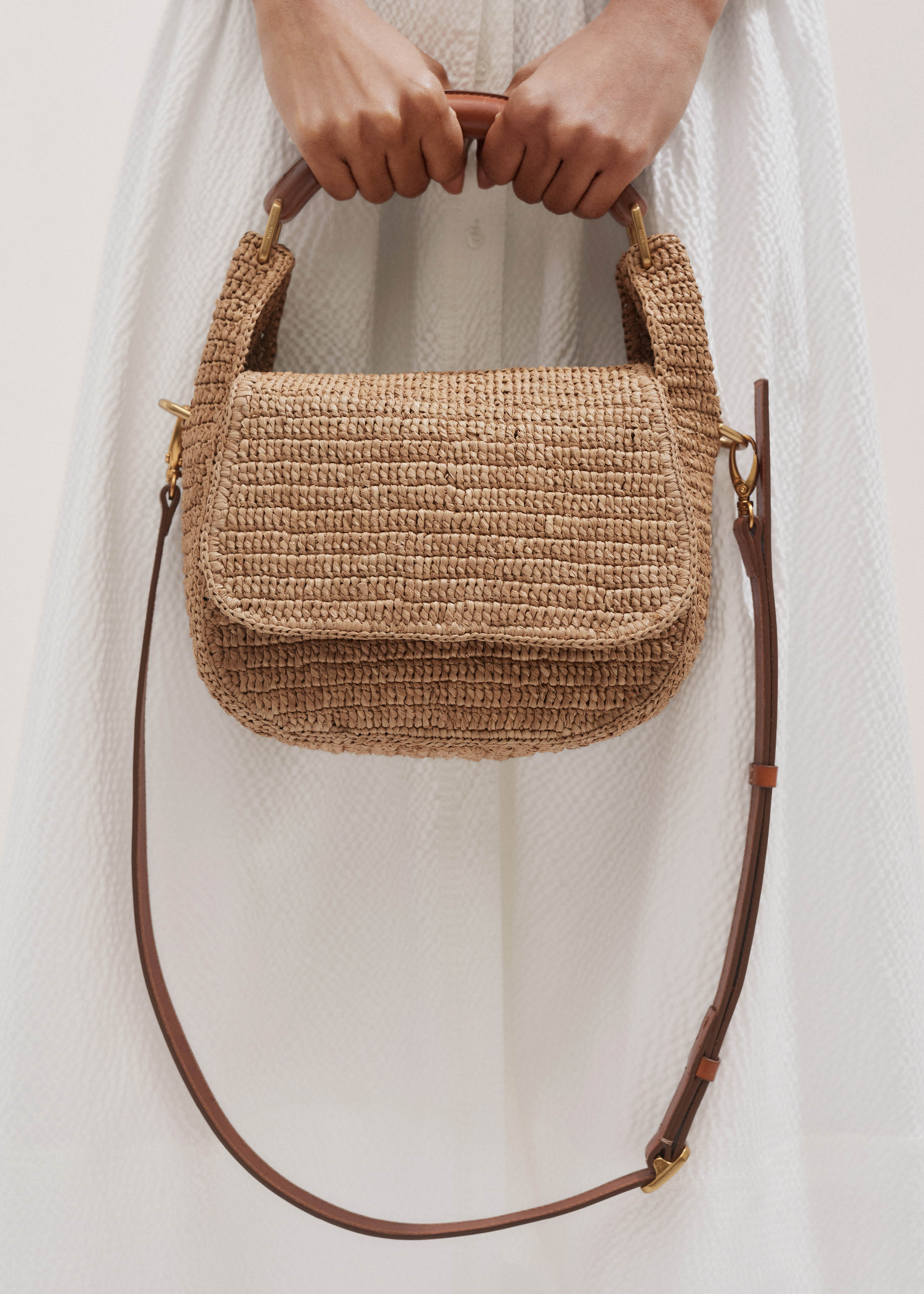Meyaus Women's Mini Straw Crossbody Bag – Cute & Convertible Shoulder Purse For Daily Use - View #10