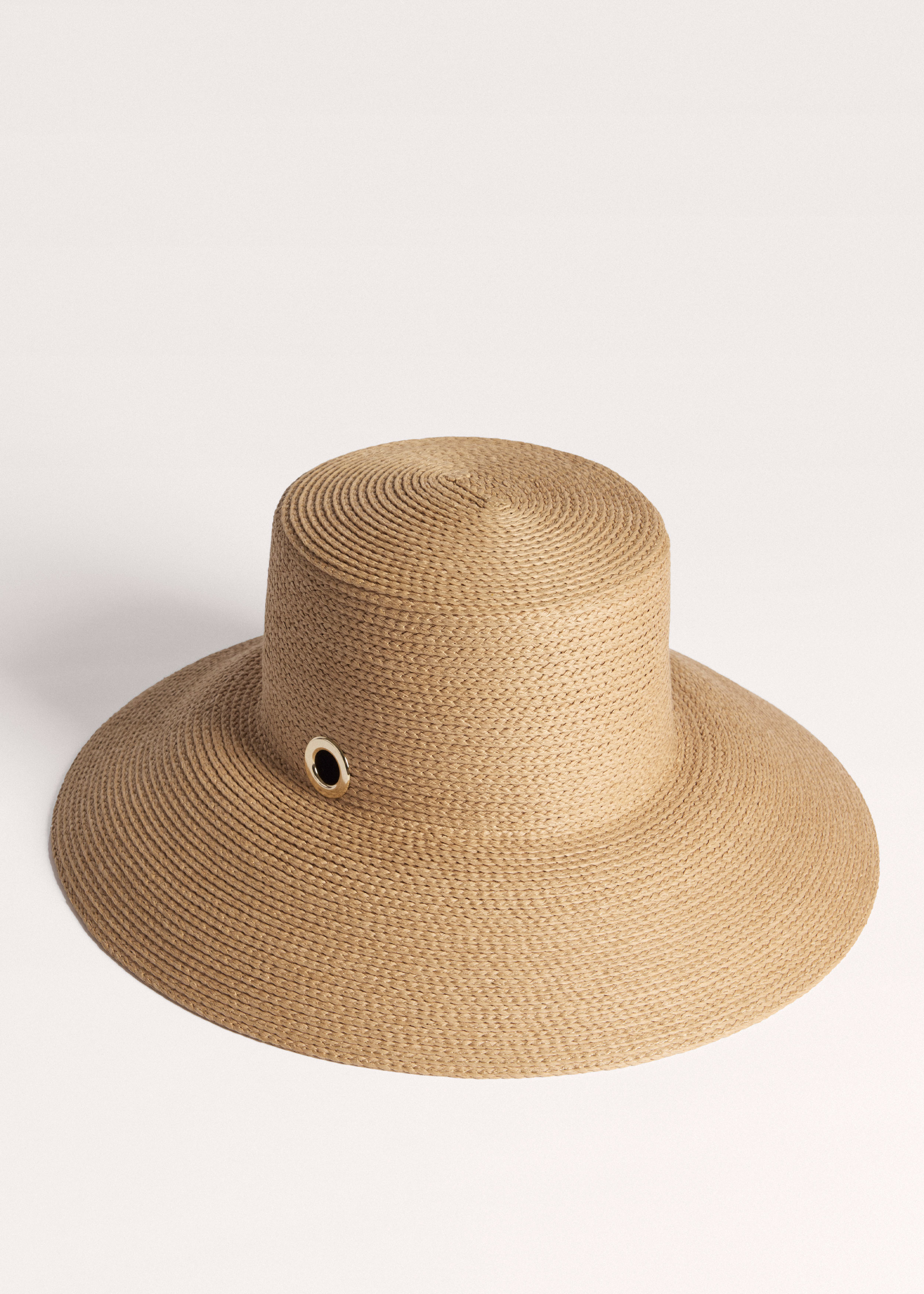 Magid Hats Brown Wide-Brim Hat with moldable wire edge one size Brown Wide-brimmed Witch or Wizard Hat - Hand Felted Merino  main image 2