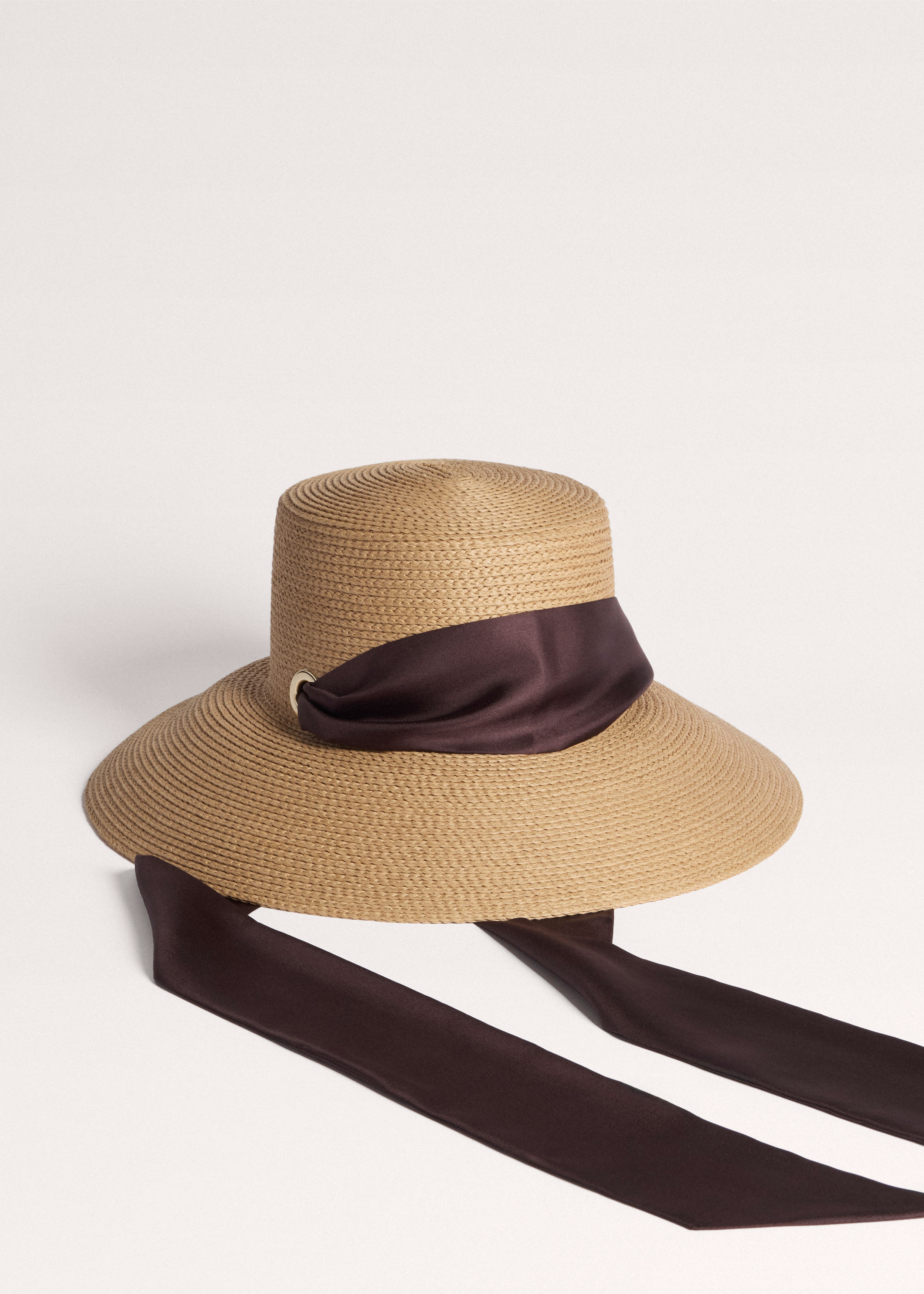 Magid Hats Brown Wide-Brim Hat with moldable wire edge one size Brown Wide-brimmed Witch or Wizard Hat - Hand Felted Merino  main image 3