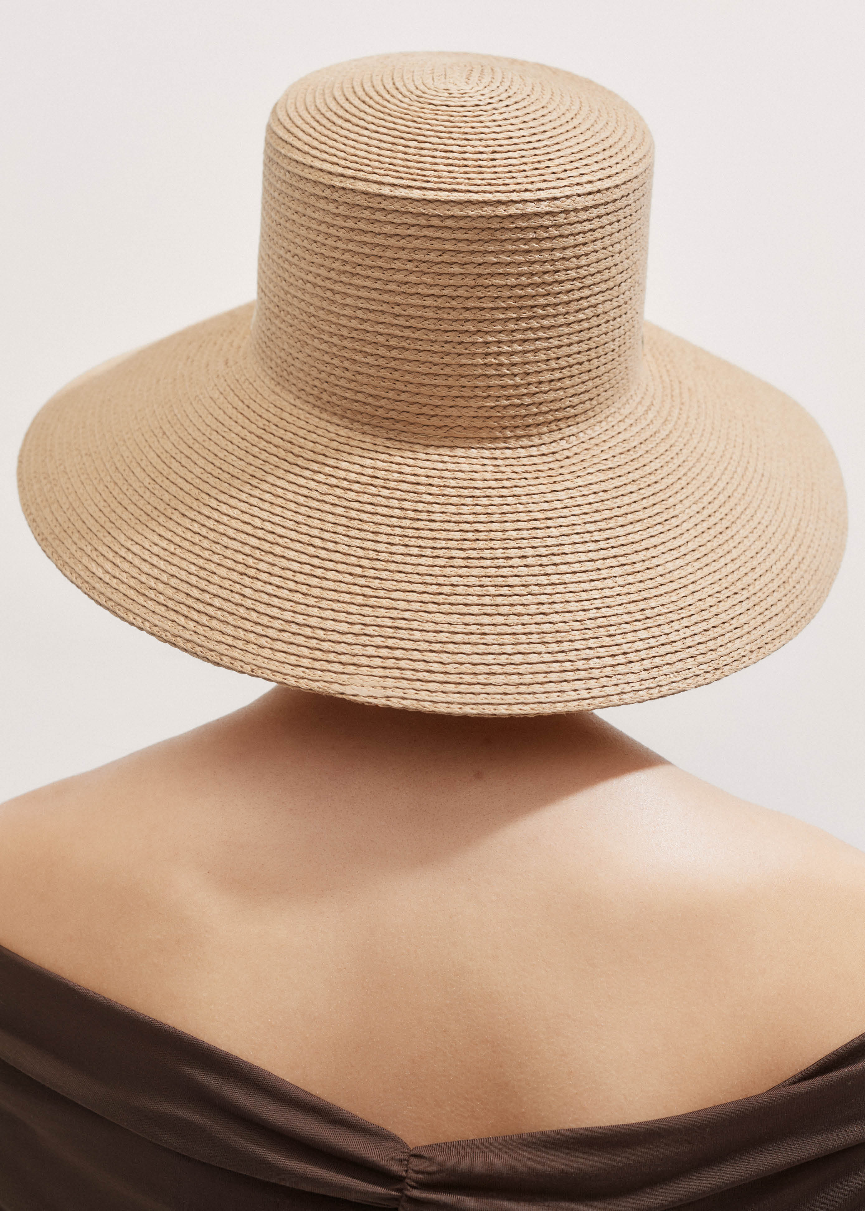 NWT Orijinal wide brimmed hat Flora Bella Beach Marlo Wide-Brim Hat Brown | Mercari main image 4