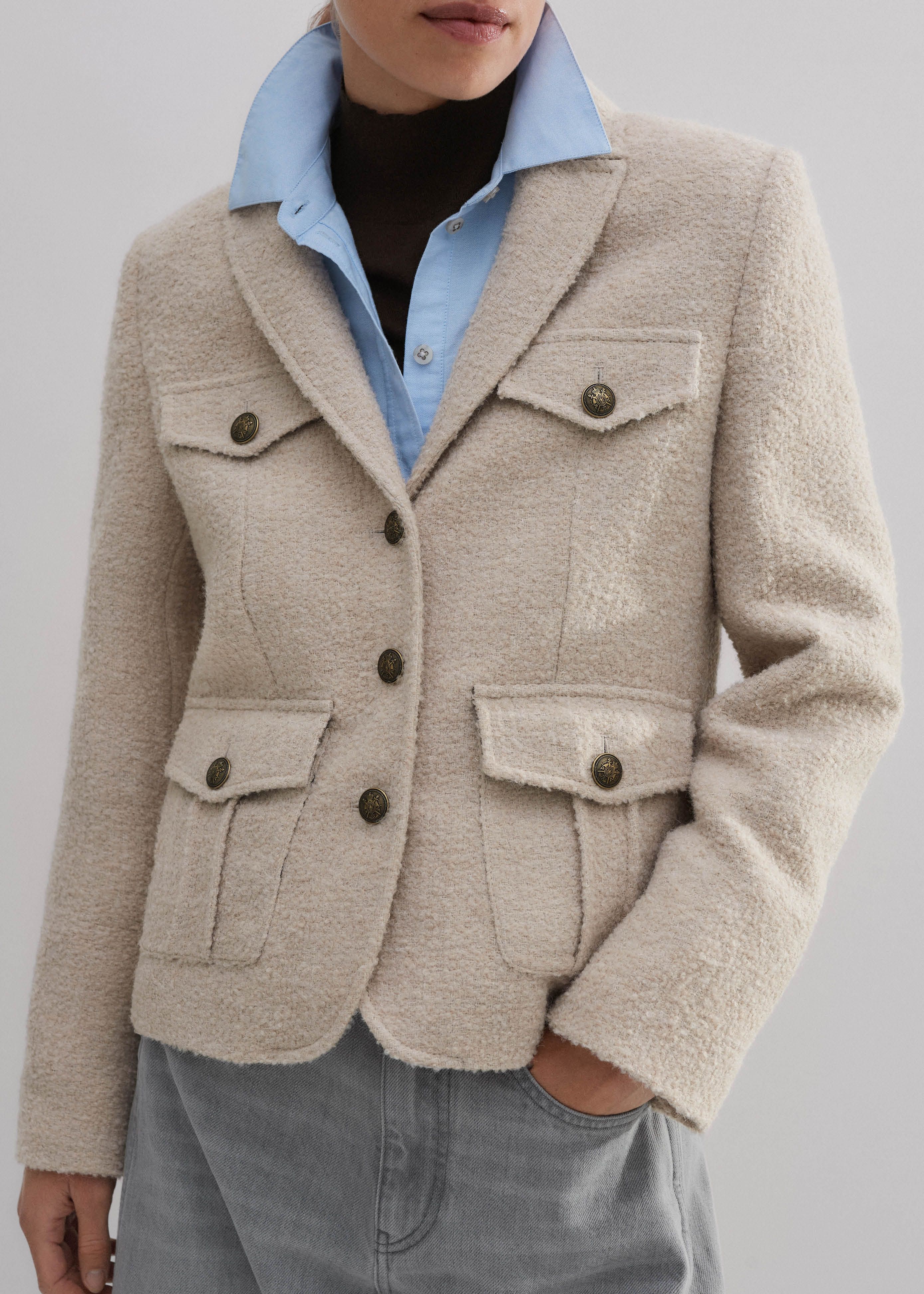 ★ETMON★ Pocket Boucle Tweed Jacket Beige JK110TFF12 25559_8b30841c86-original.jpg
