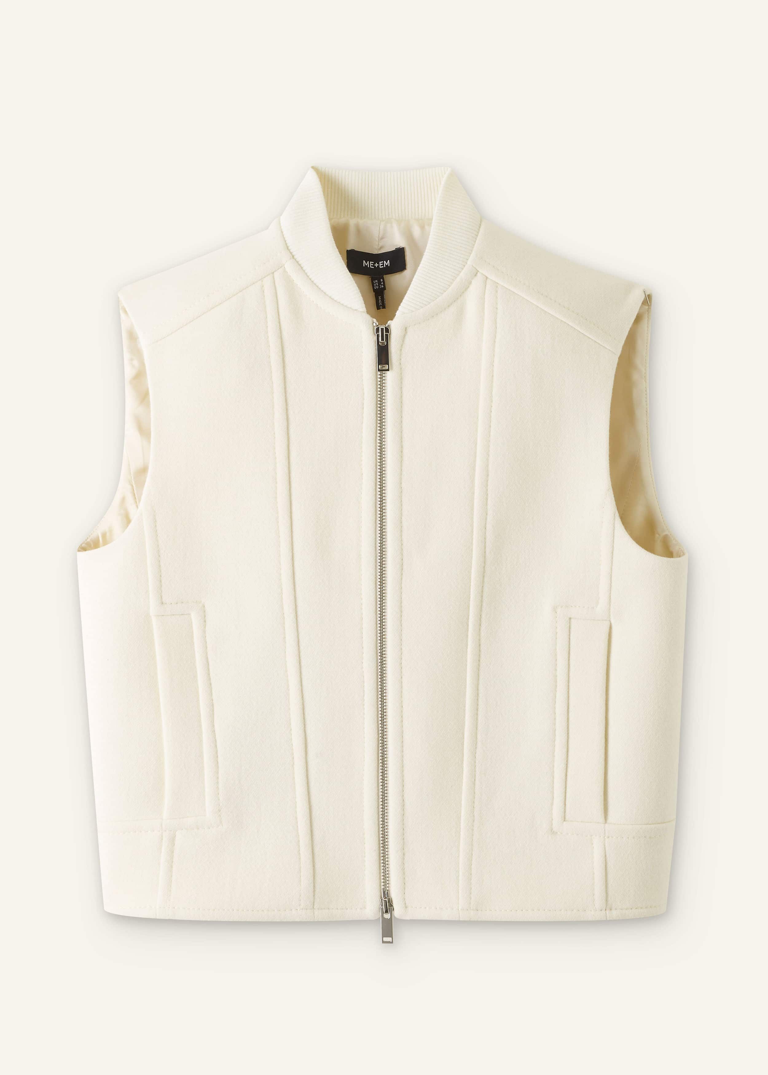 TWILL タグ付き SUMMER WOOL SLEEVELESS JACKET TWILL タグ付き SUMMER WOOL SLEEVELESS JACKET 低価格で大人気