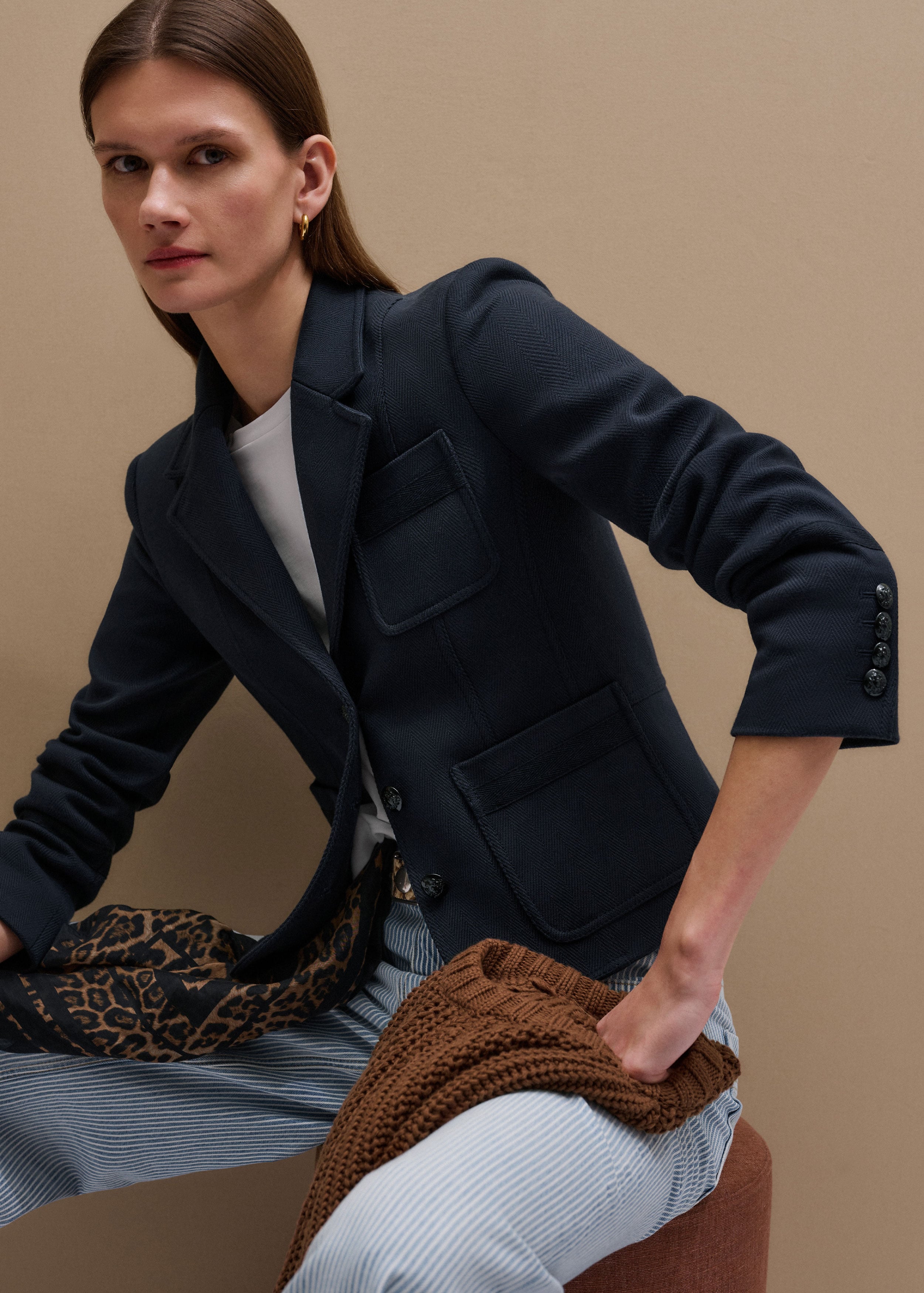 Fitted Crop Jacket
