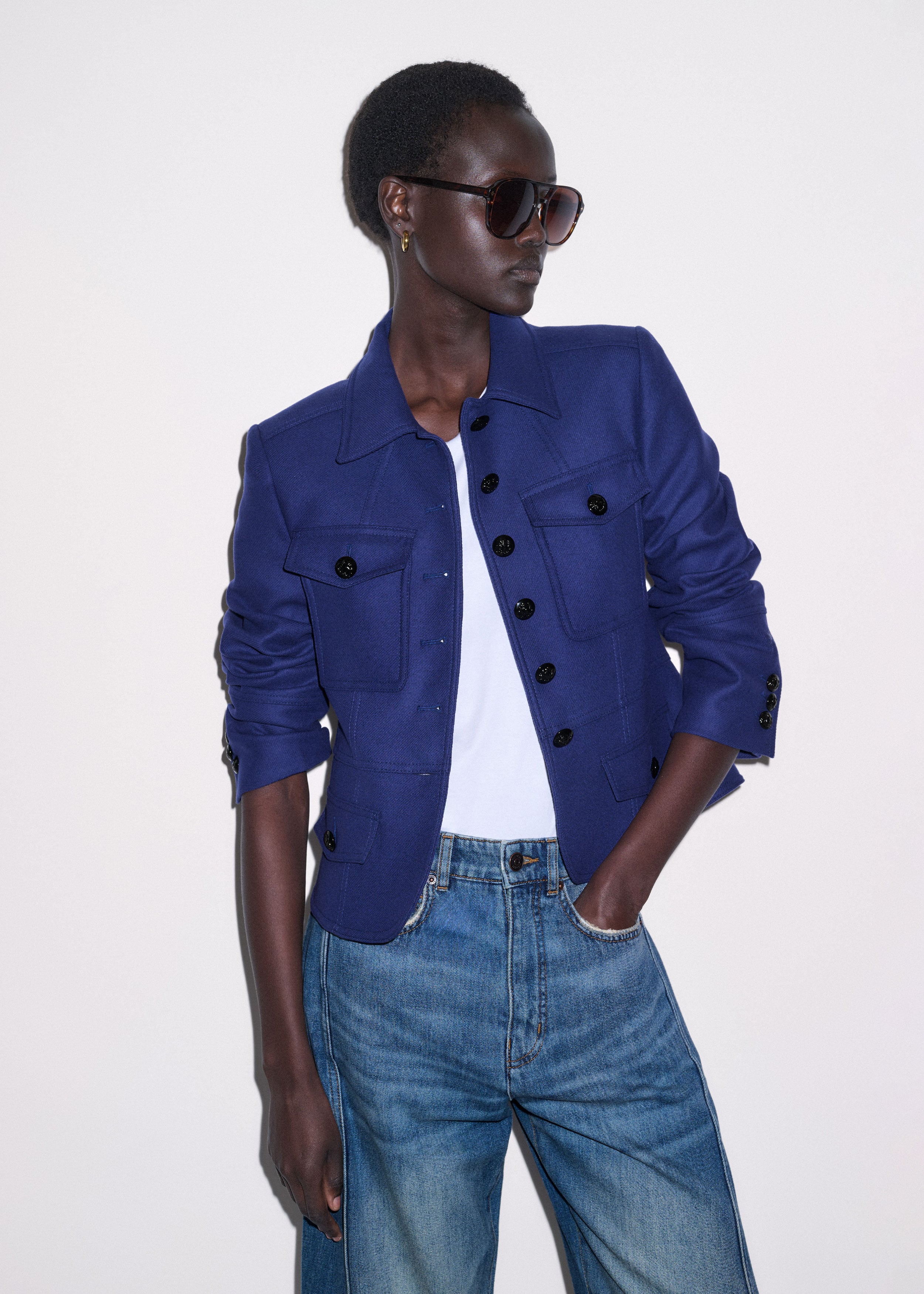 Fitted Military Jacket