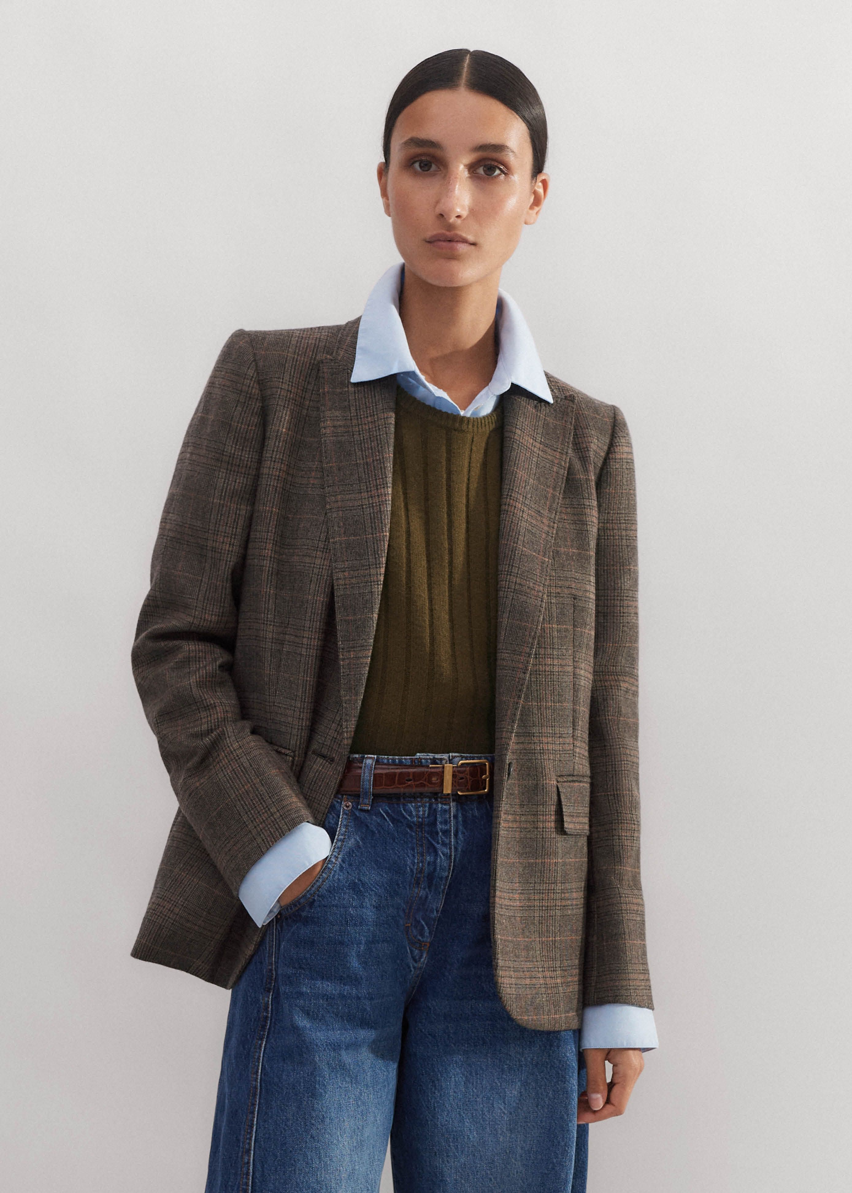 unbouquet femmes check coat