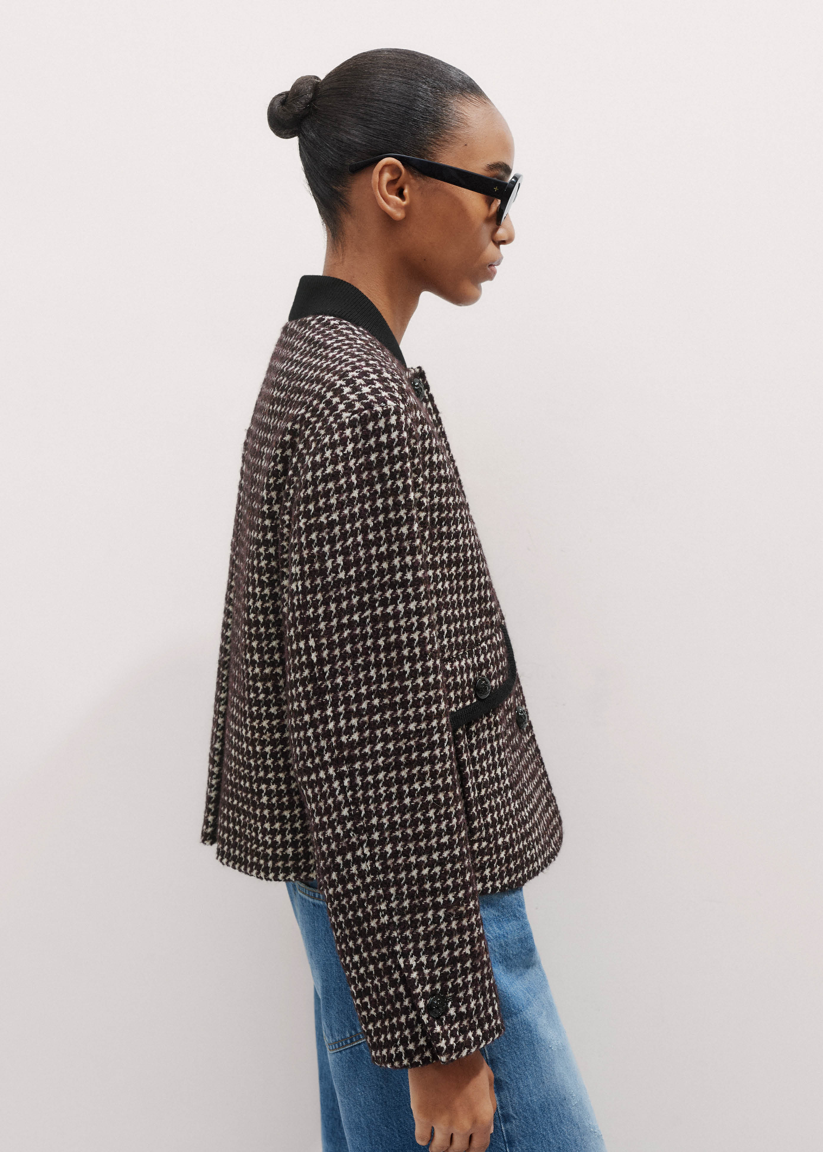 【Her lip to】Hemingway Check Tweed Jacket Her lip to on X: 