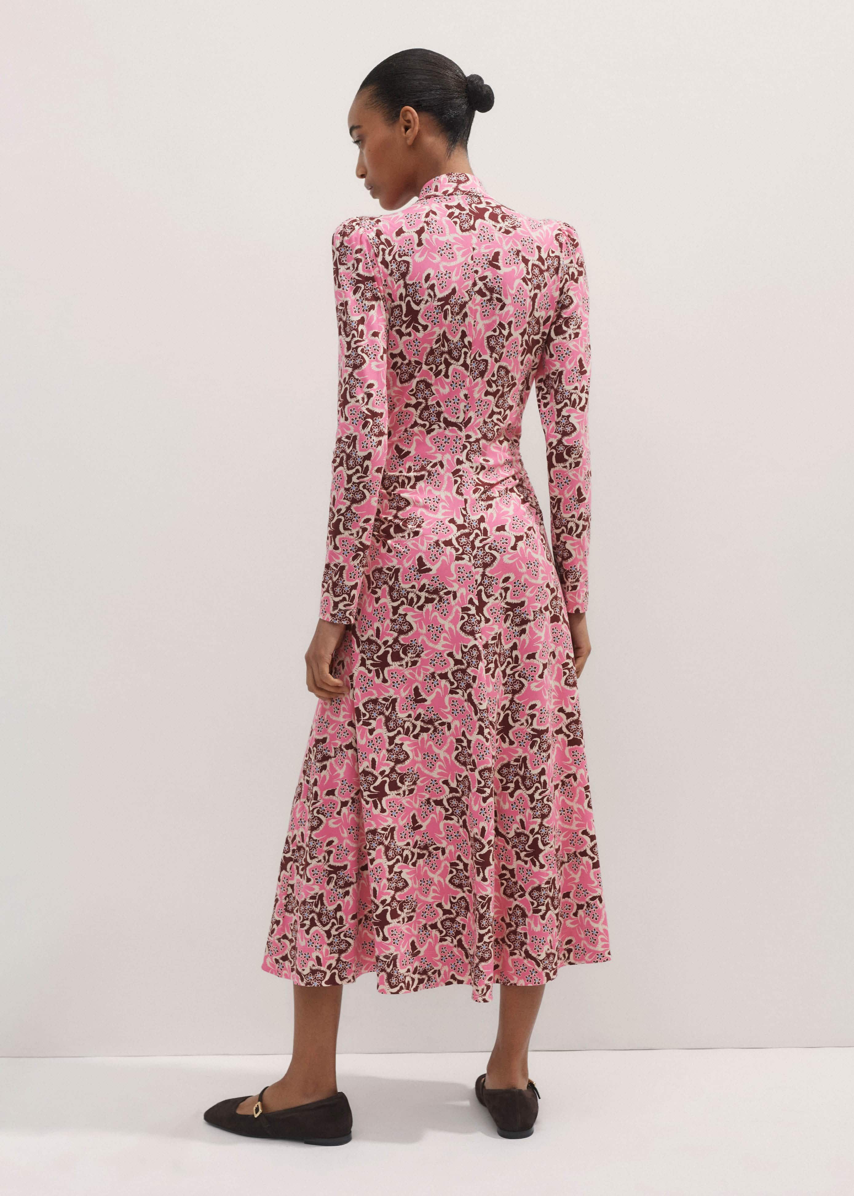 linen blend floral midi dress dress forum Ayden Floral Midi Dress
