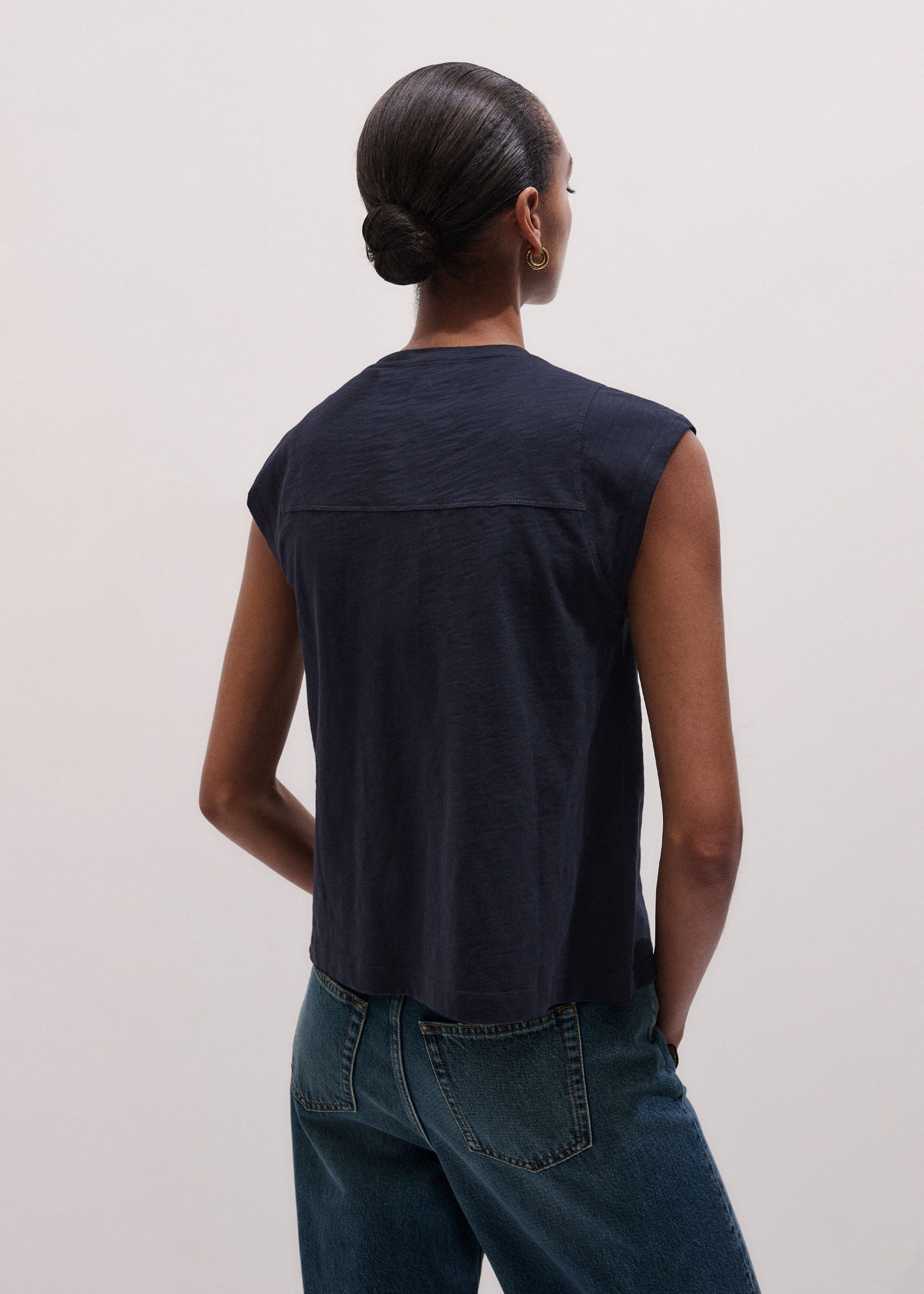 Mcilia Confezione Da 2 T-shirt Basic Girocollo In Cotone 100% – Manica Corta, Taglio Loose, Donna