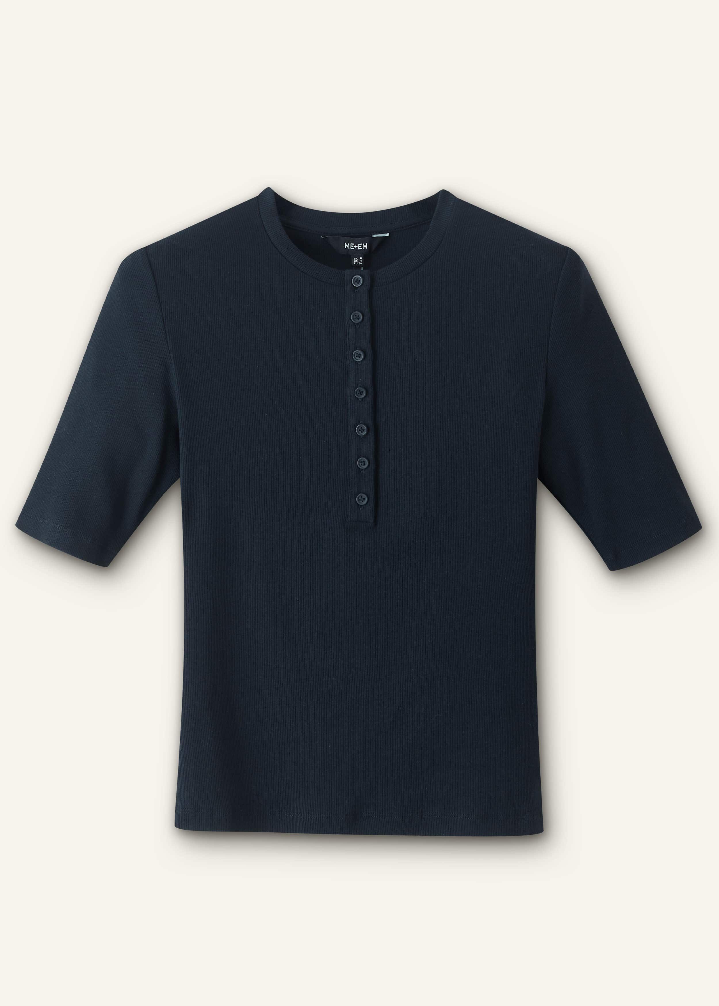 ENNOY Short sleeve hem rib tee BLACK L ザエンノイ 