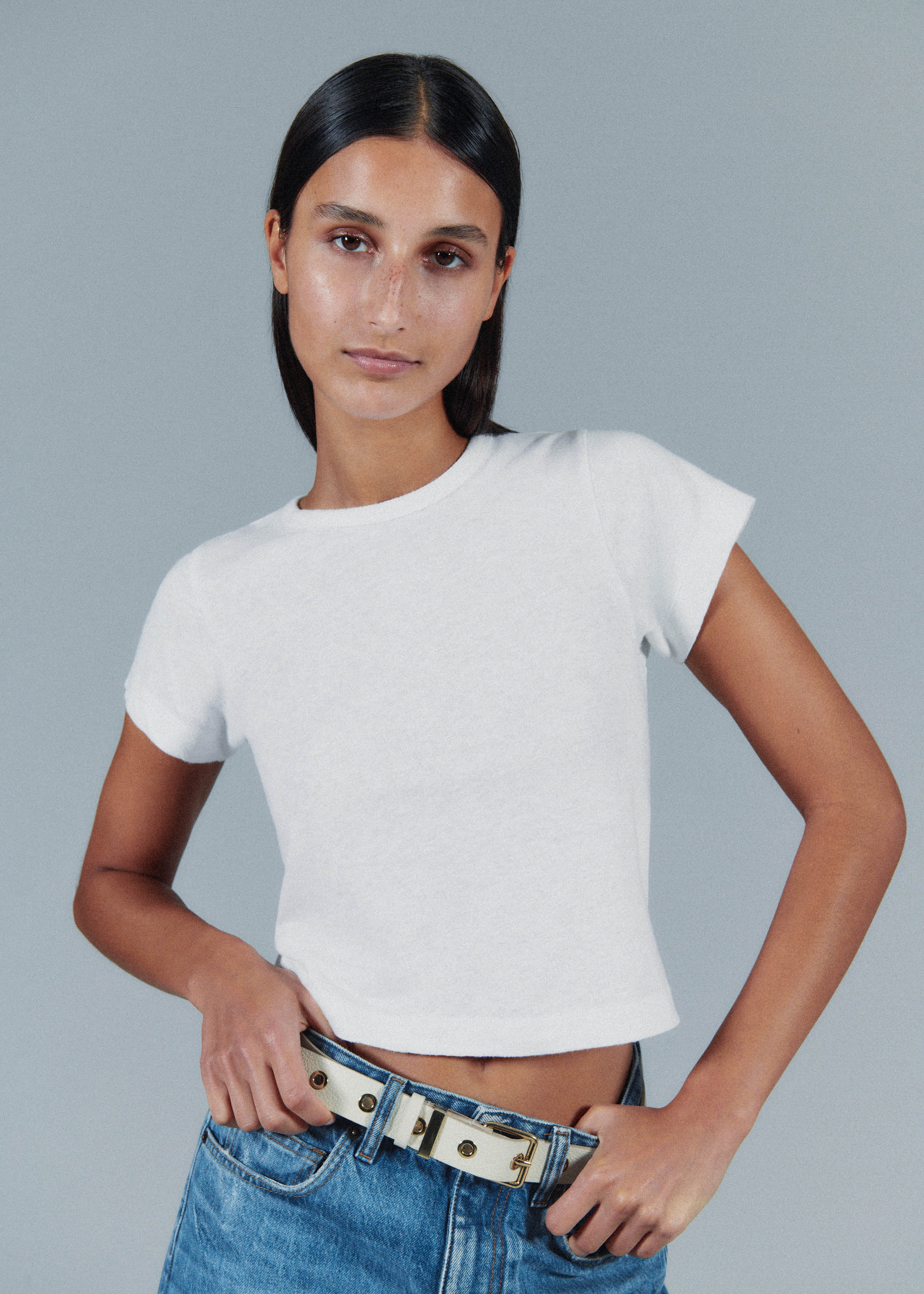Pretties OG Baby Tee - White main image 1