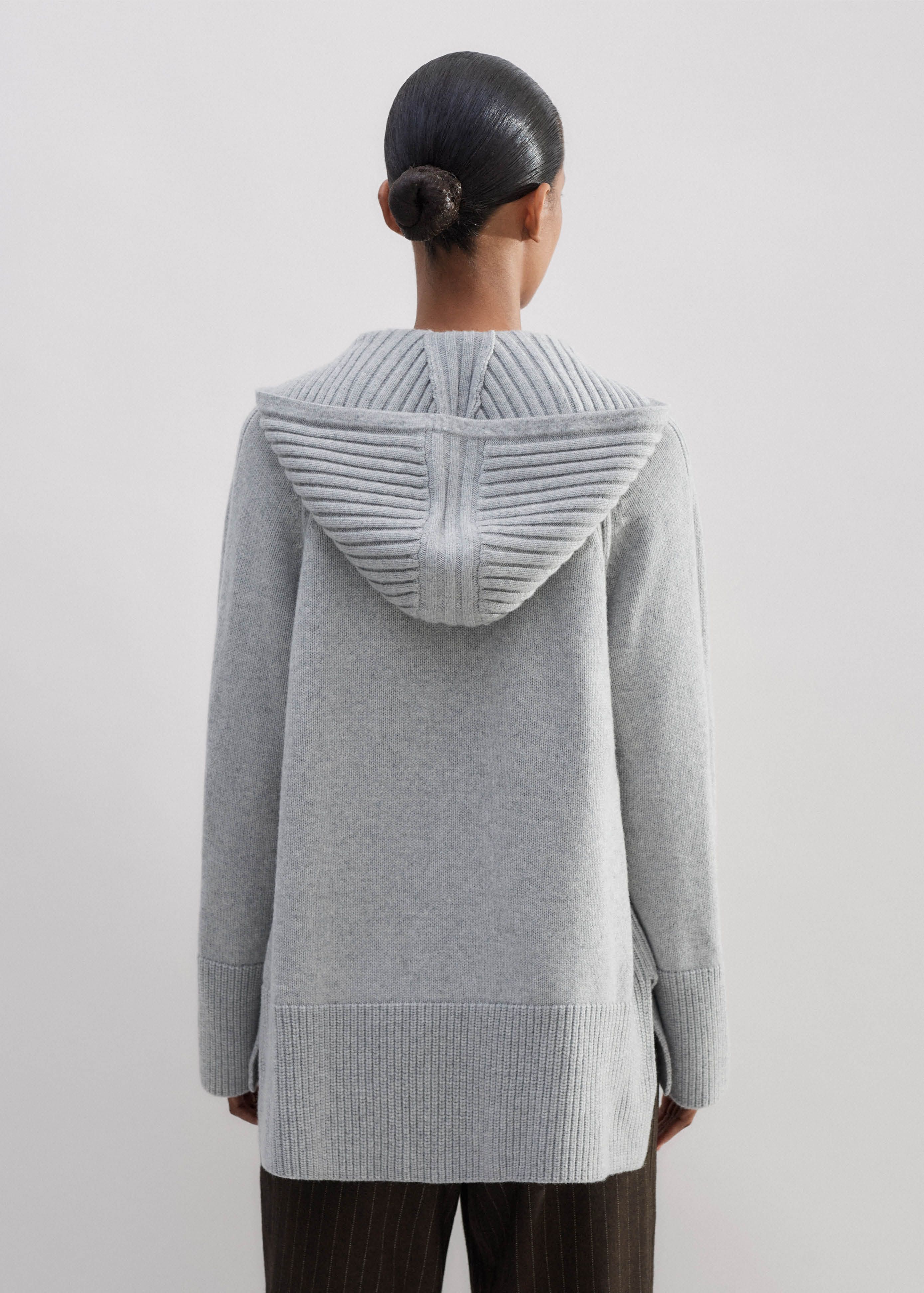 mylan Eco Cashmere Knit Hood | Pearl