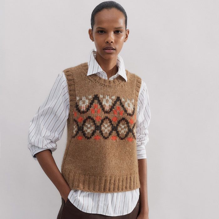 lobster pocket cropped vest | XS - M — autumn olive crochet
