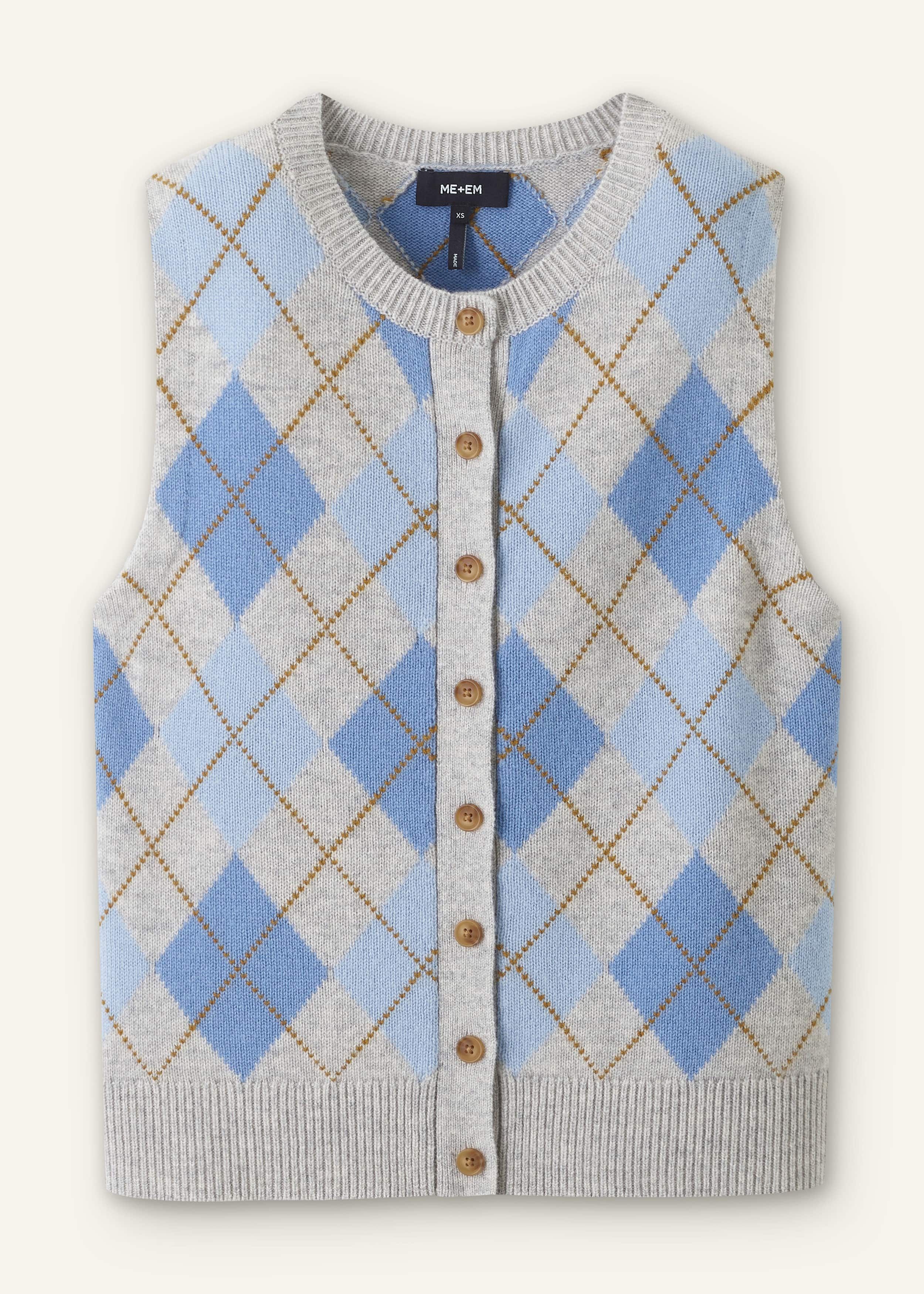 magliano 20ss argyle vest