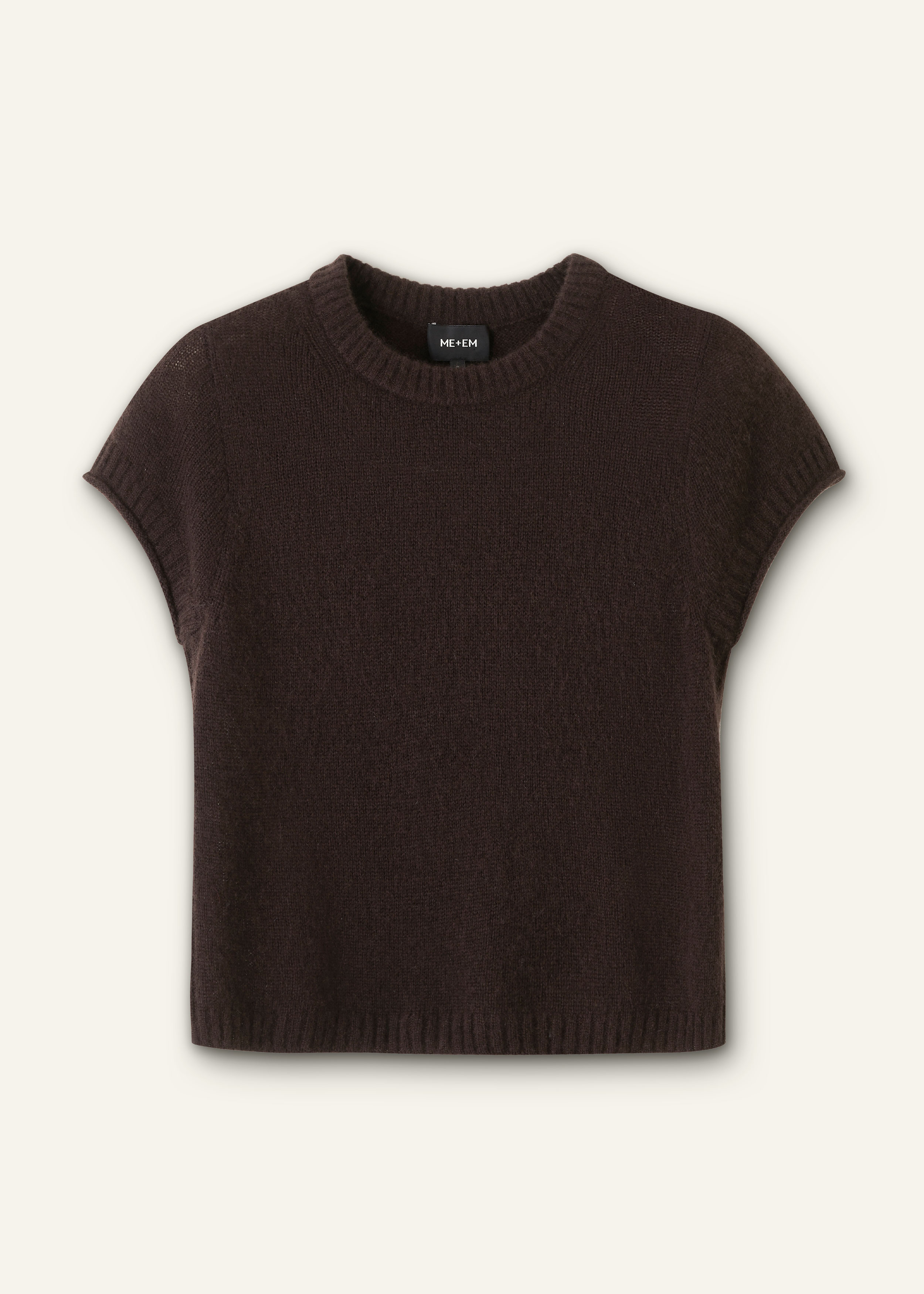 ME+EM Baby Tee in Cocoa Brown
