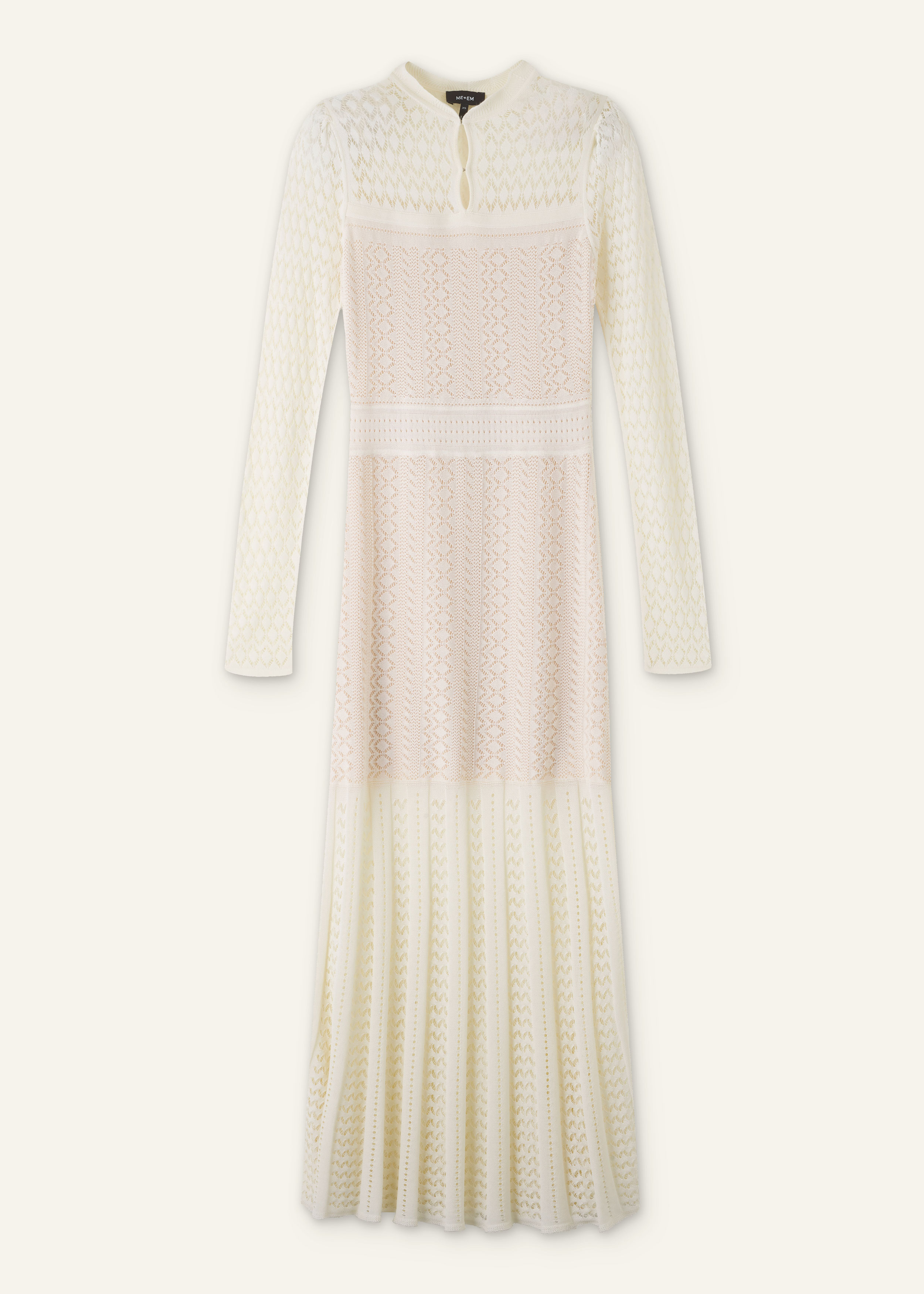 ME+EM Knit Maxi Dress - Cream