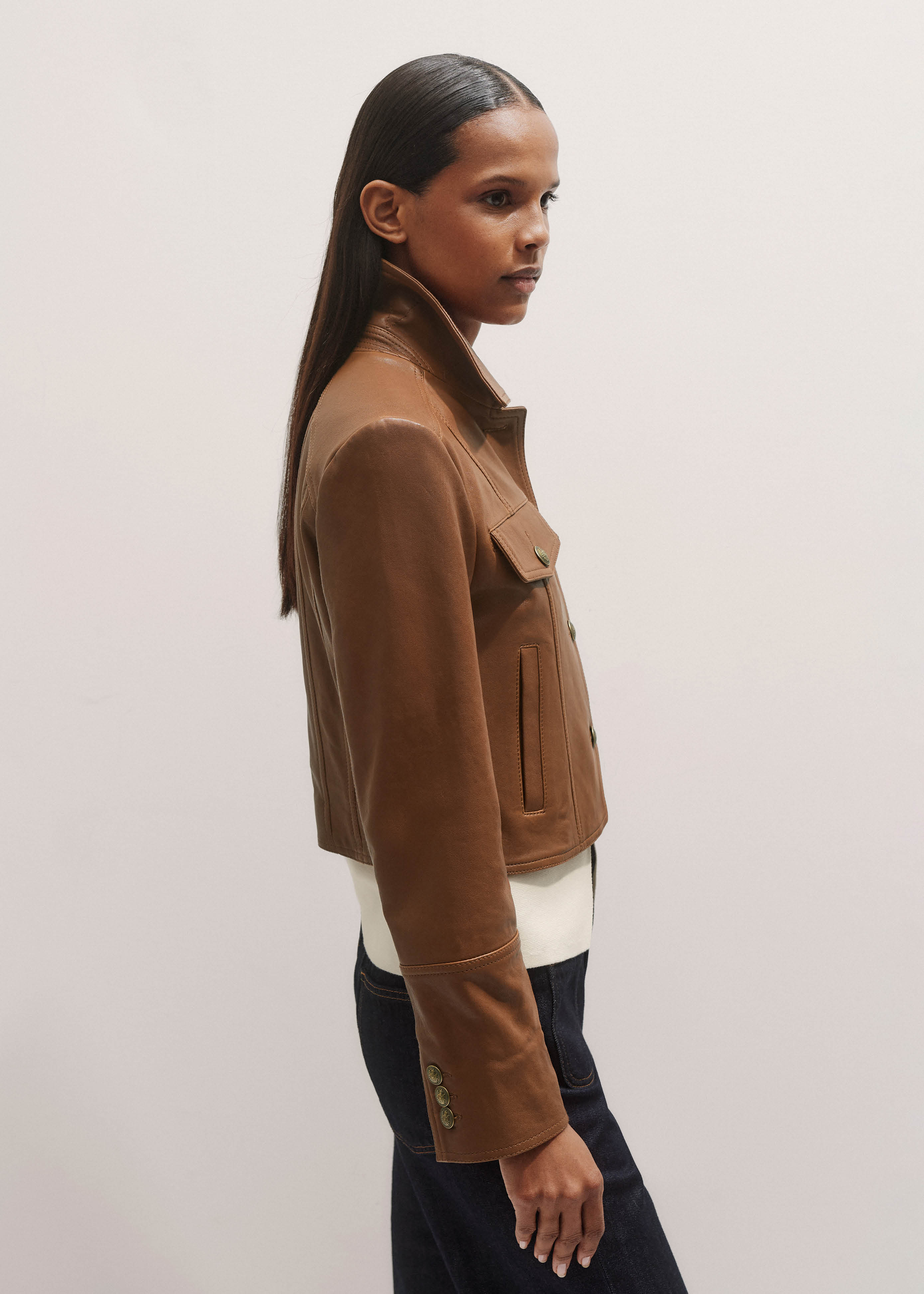 ジャケット・アウター meltthelady cropped leather like jacket 31Lq4PD7hdL._AC_.jpg